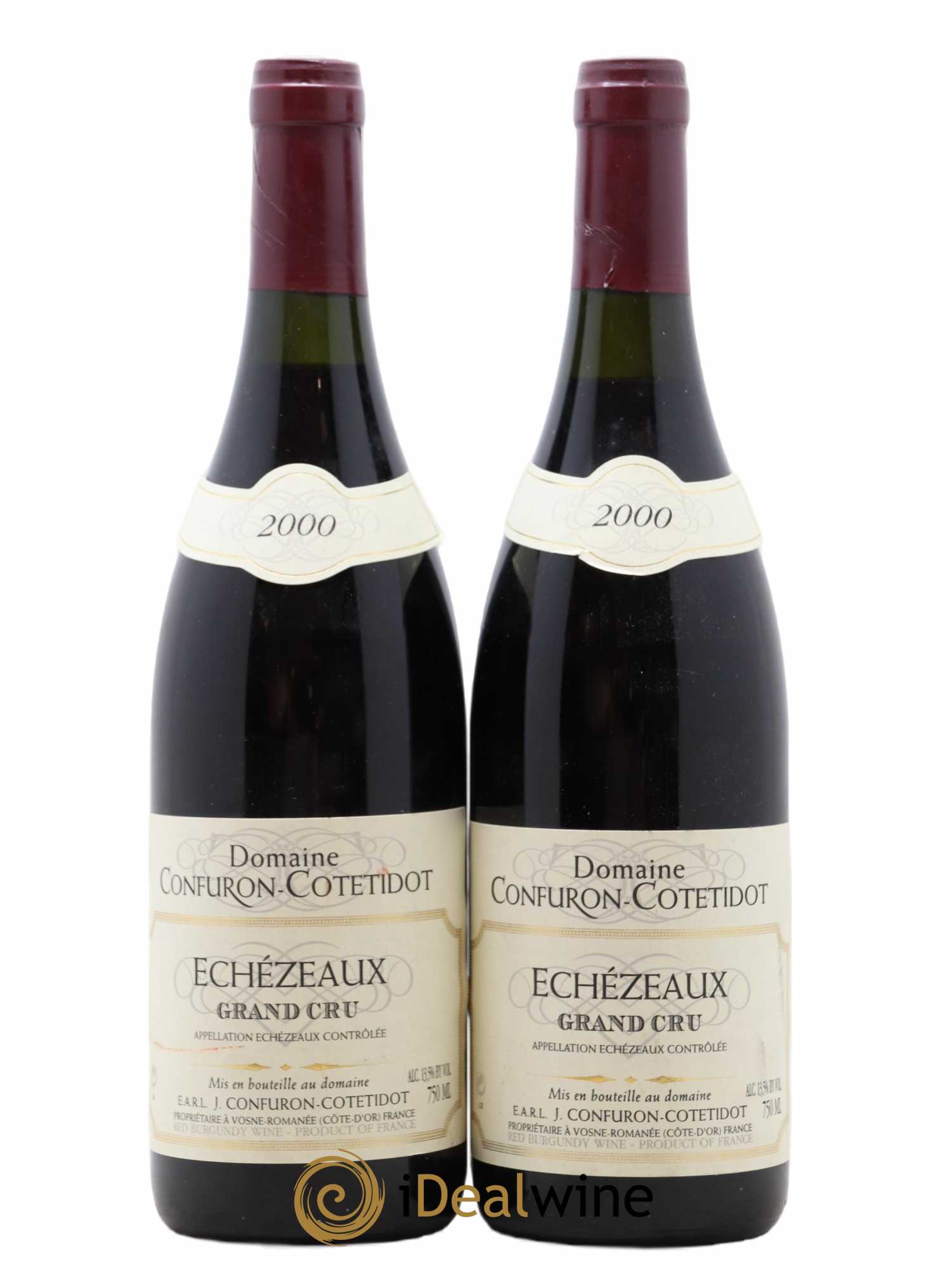 Echezeaux Grand Cru Confuron-Cotetidot 2000 - Lot of 2 bottles - 0
