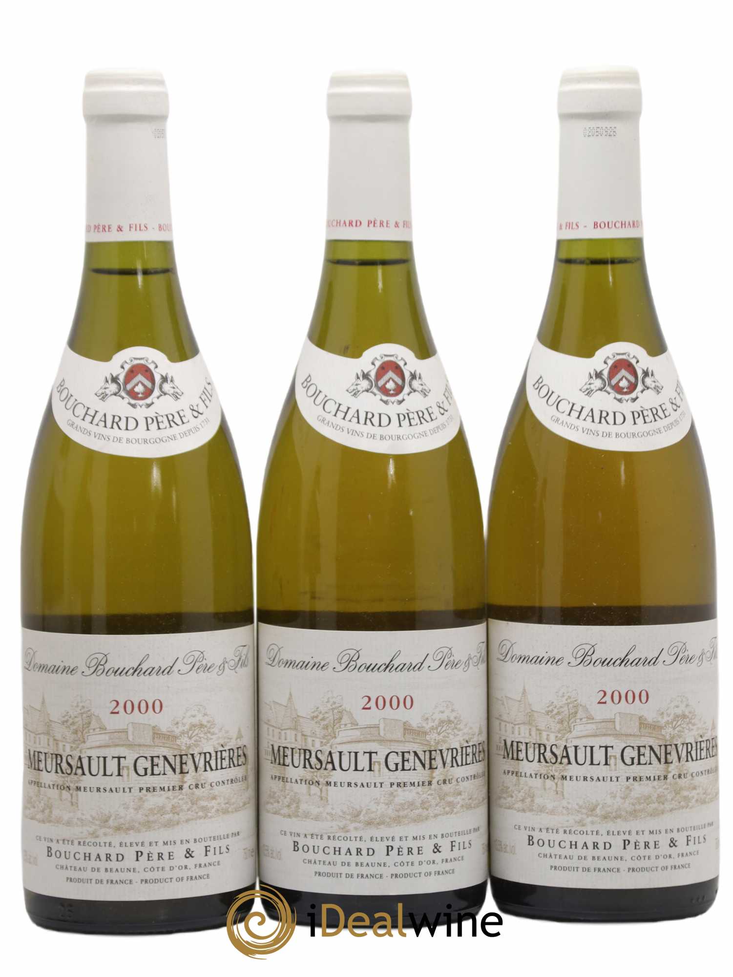 Meursault 1er Cru Genevrières Bouchard Père & Fils 2000 - Lot de 12 bouteilles - 1