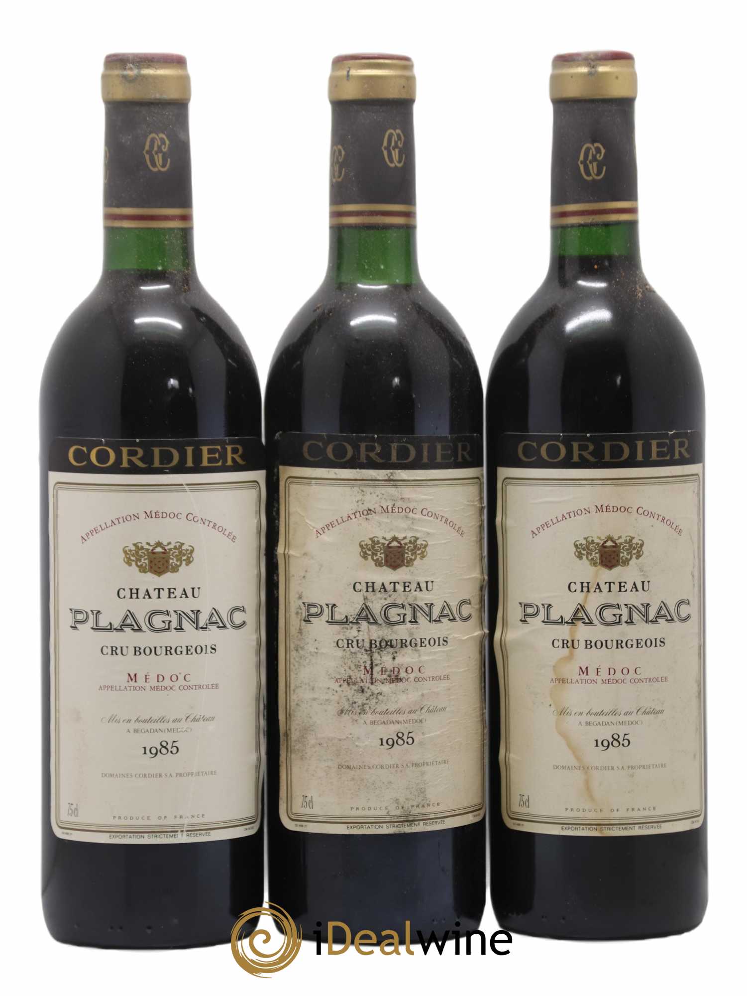 Château Plagnac Cru Bourgeois 1985 - Lot de 12 bouteilles - 2