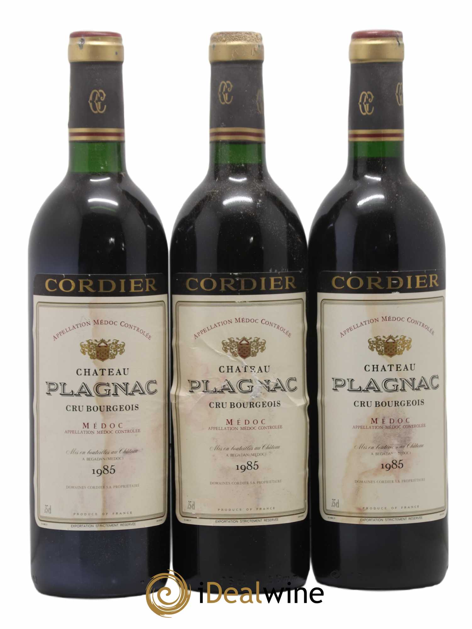 Château Plagnac Cru Bourgeois 1985 - Lot de 12 bouteilles - 3