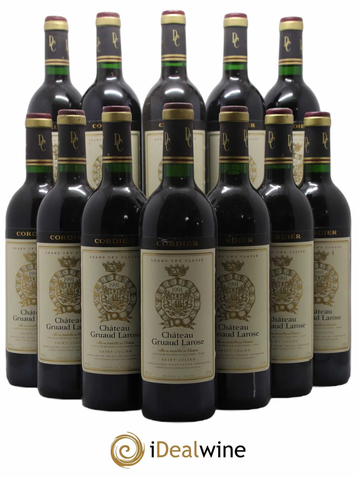 Château Gruaud Larose 2ème Grand Cru Classé 1991 - Lot de 12 bouteilles - 0