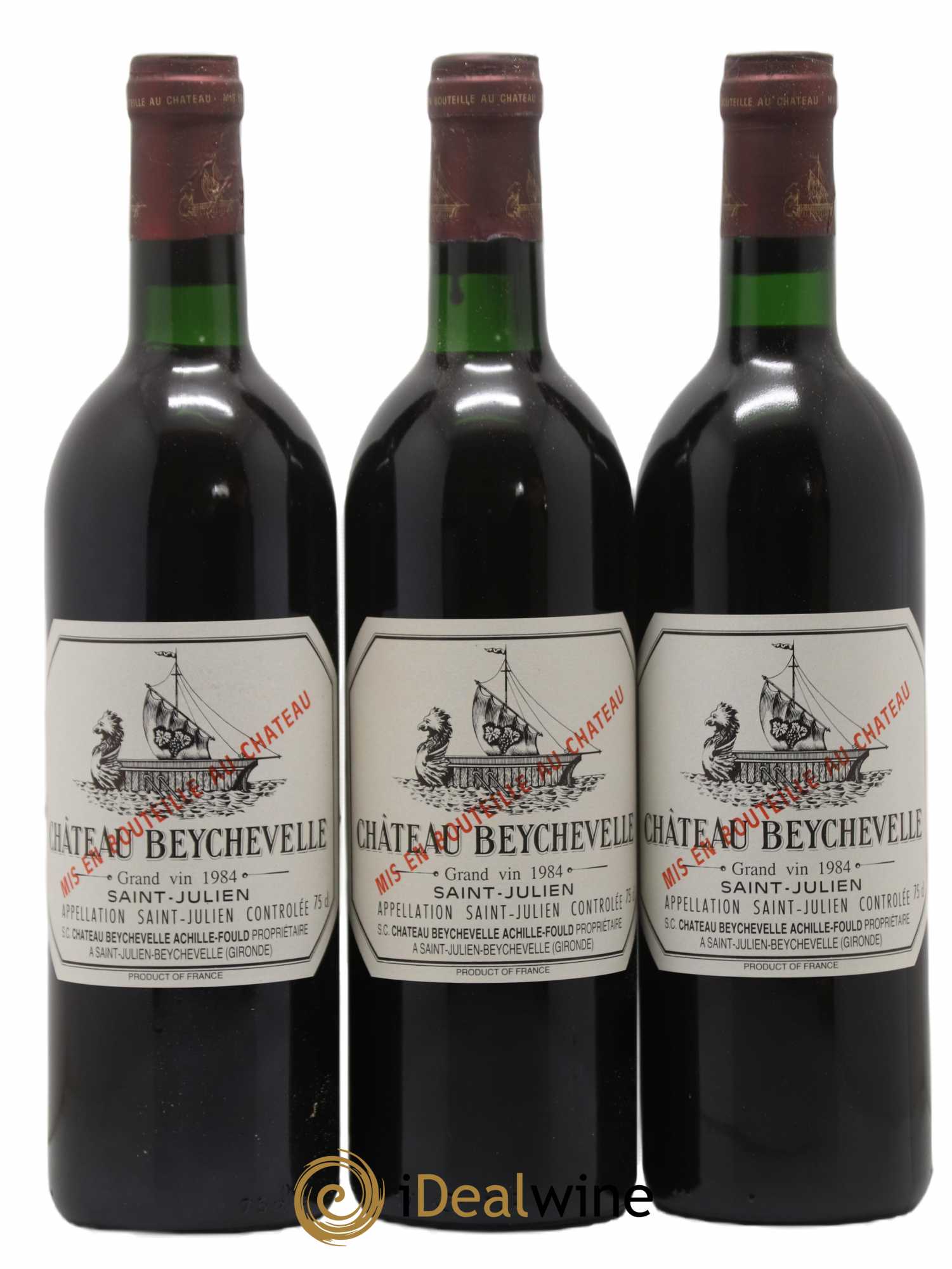 Château Beychevelle 4ème Grand Cru Classé 1984 - Lot de 12 bouteilles - 2