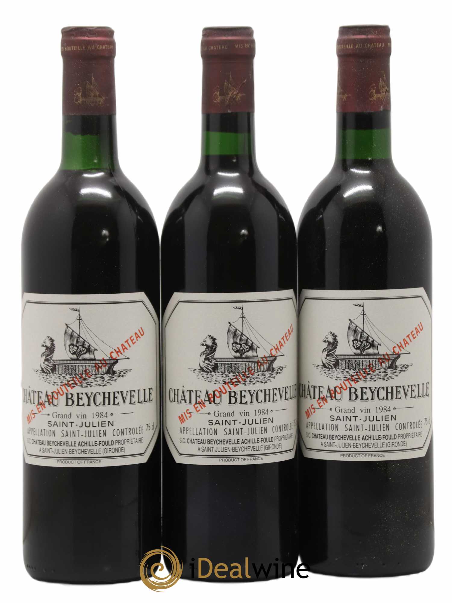 Château Beychevelle 4ème Grand Cru Classé 1984 - Lot de 12 bouteilles - 4