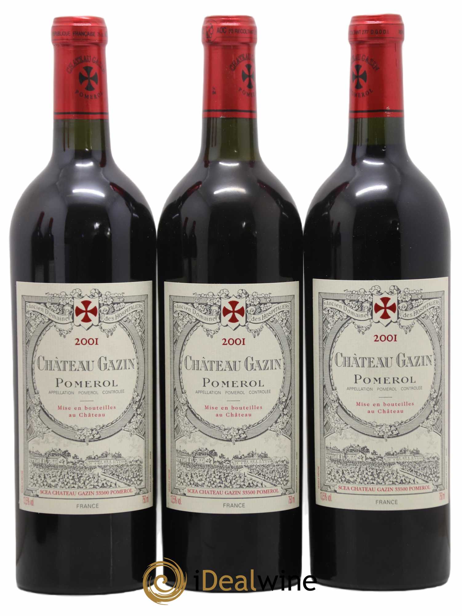 Château Gazin 2001 - Lot de 12 bouteilles - 1