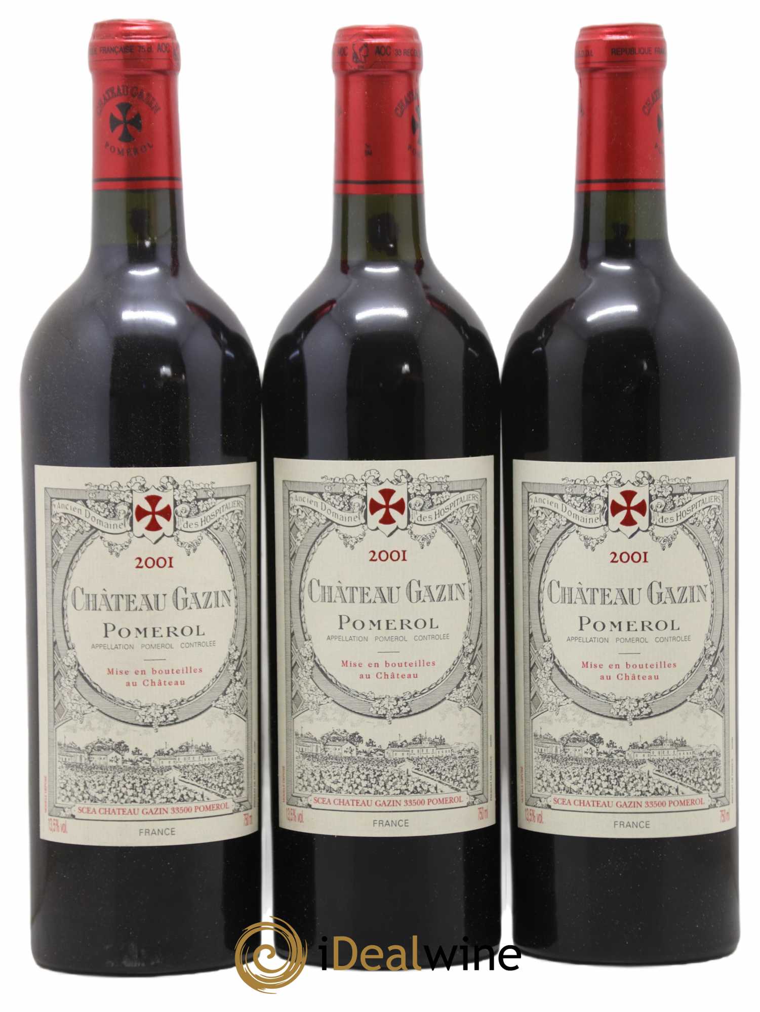 Château Gazin 2001 - Lot de 12 bouteilles - 2
