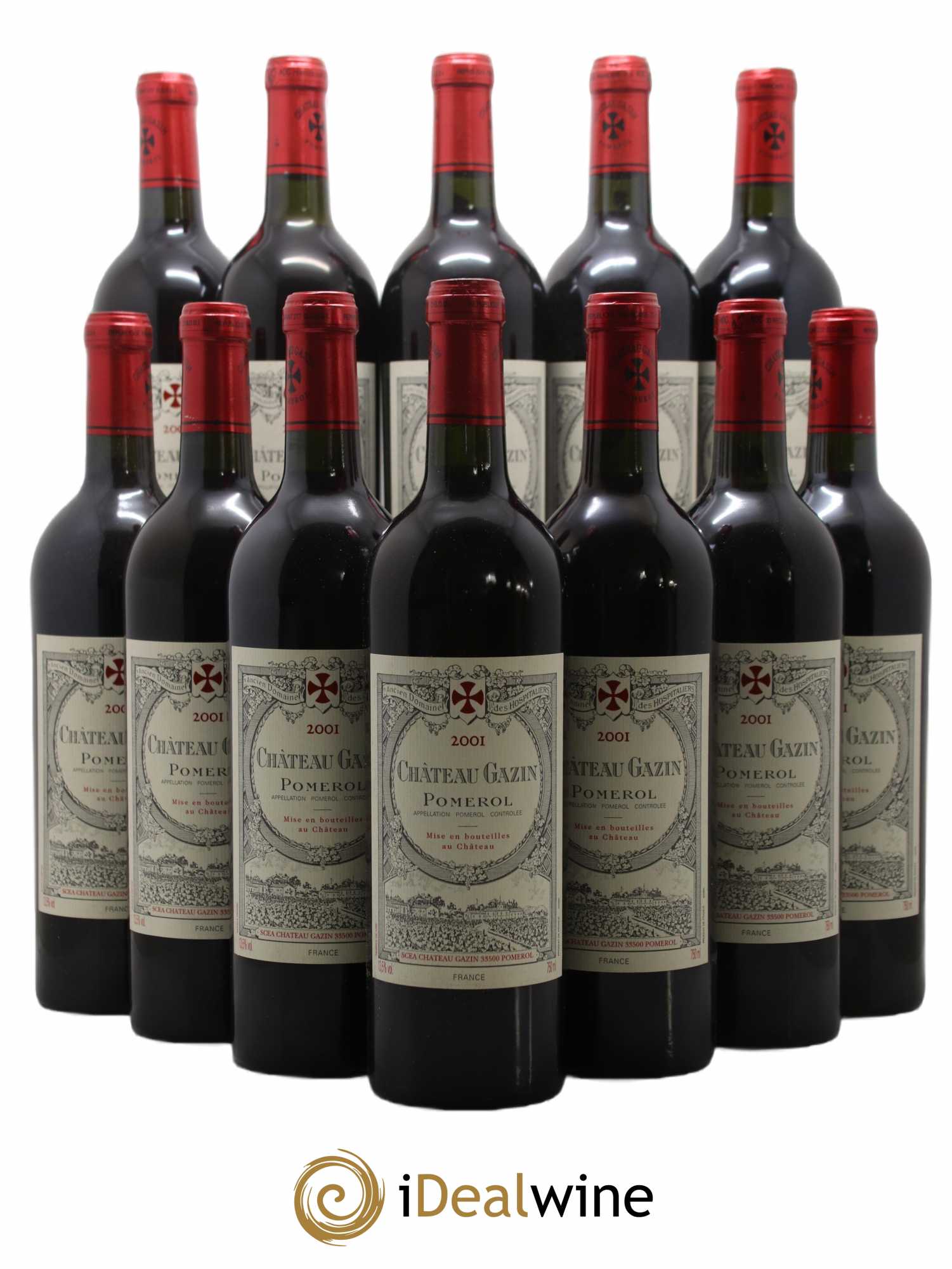 Château Gazin 2001 - Lot de 12 bouteilles - 0