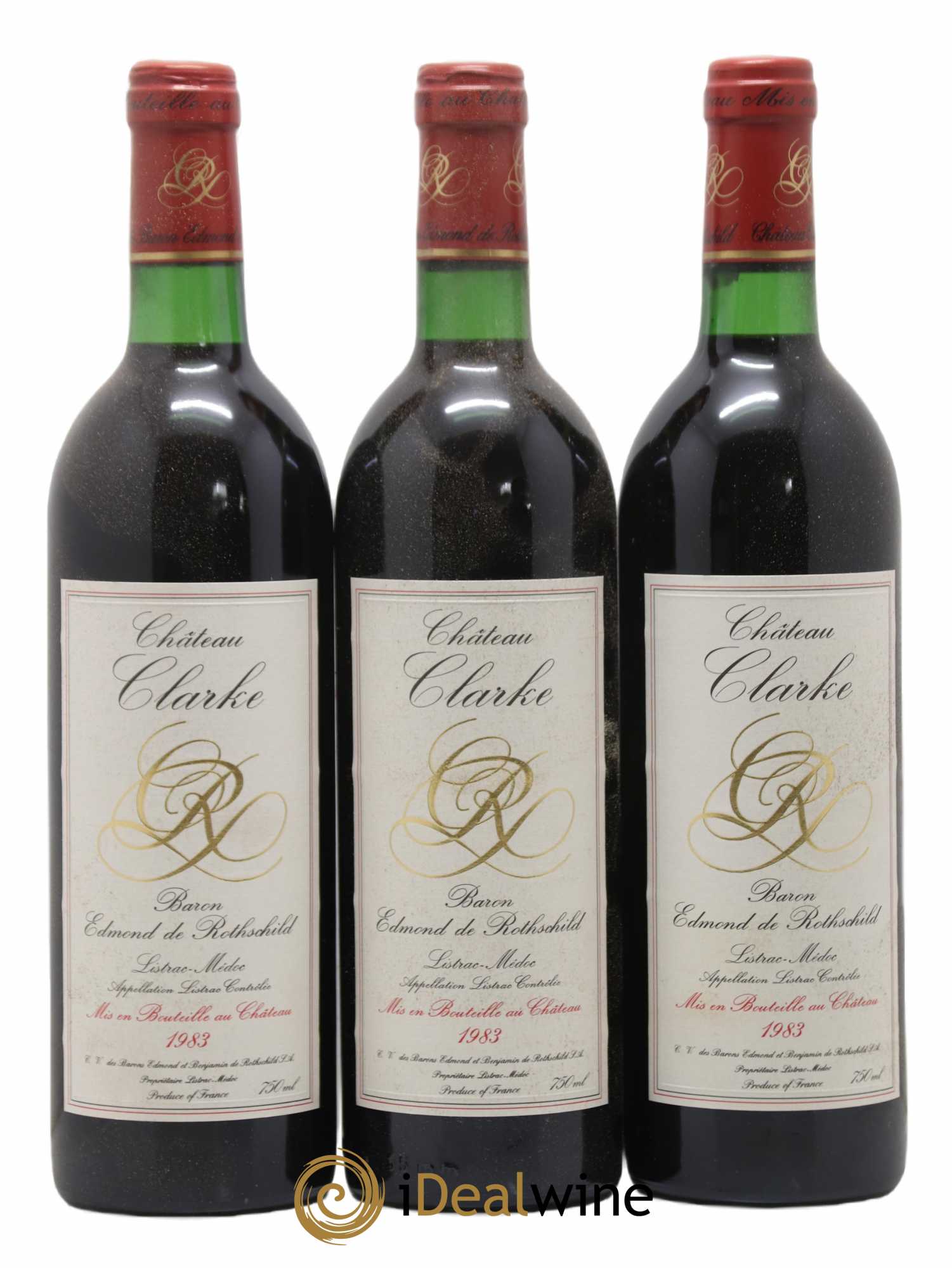 Château Clarke 1983 - Lot de 12 bouteilles - 1