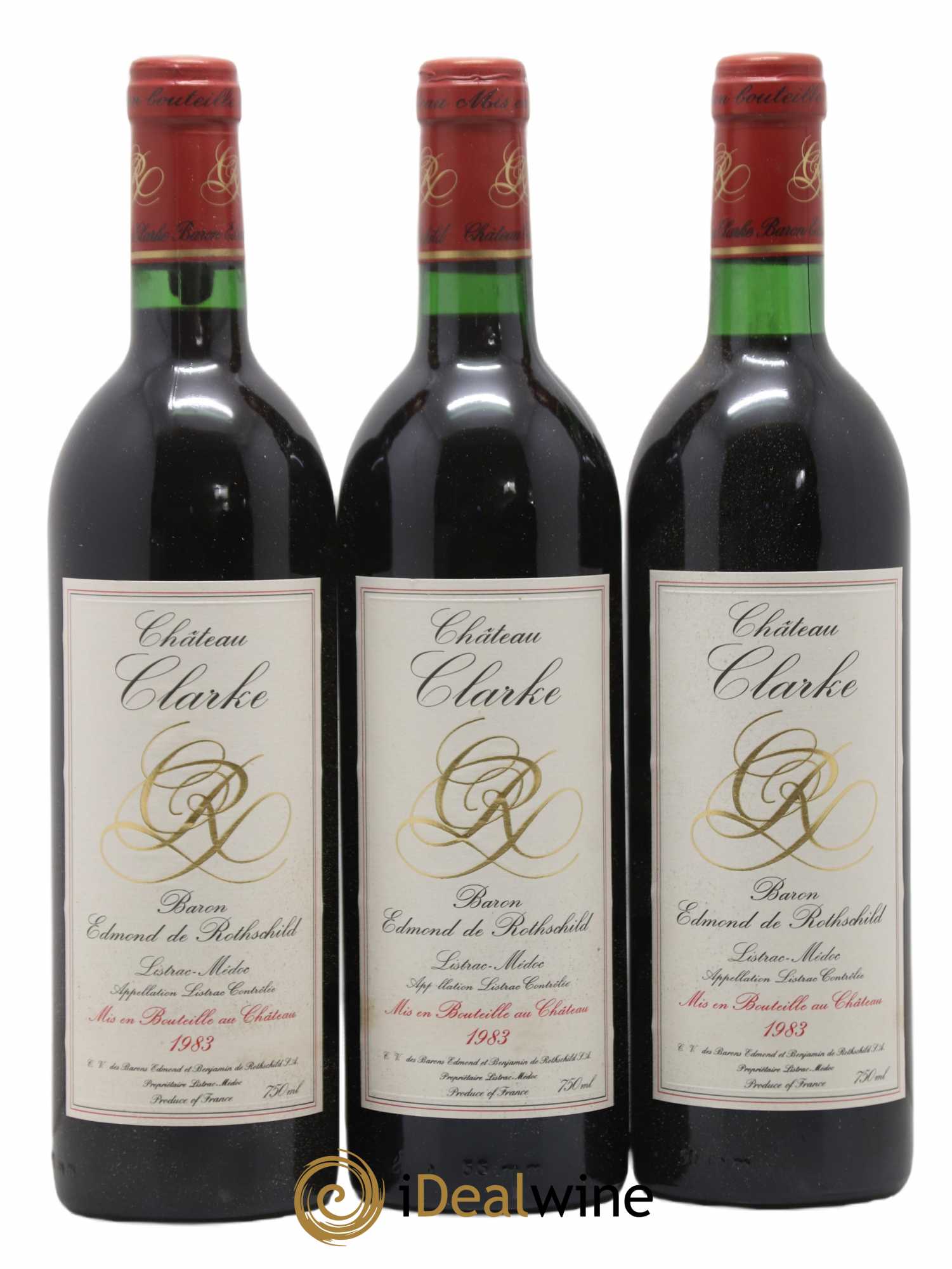 Château Clarke 1983 - Lot de 12 bouteilles - 2
