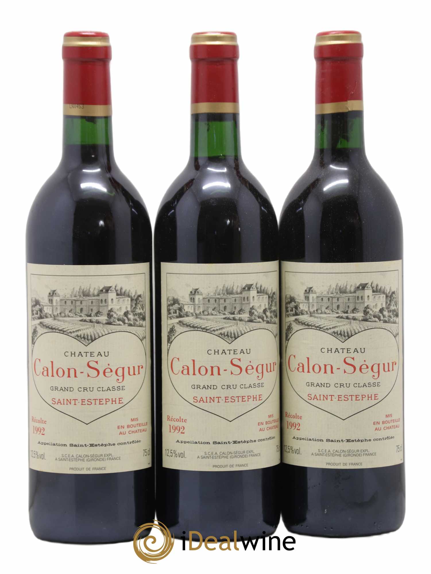 Château Calon Ségur 3ème Grand Cru Classé 1992 - Lot de 6 bouteilles - 2