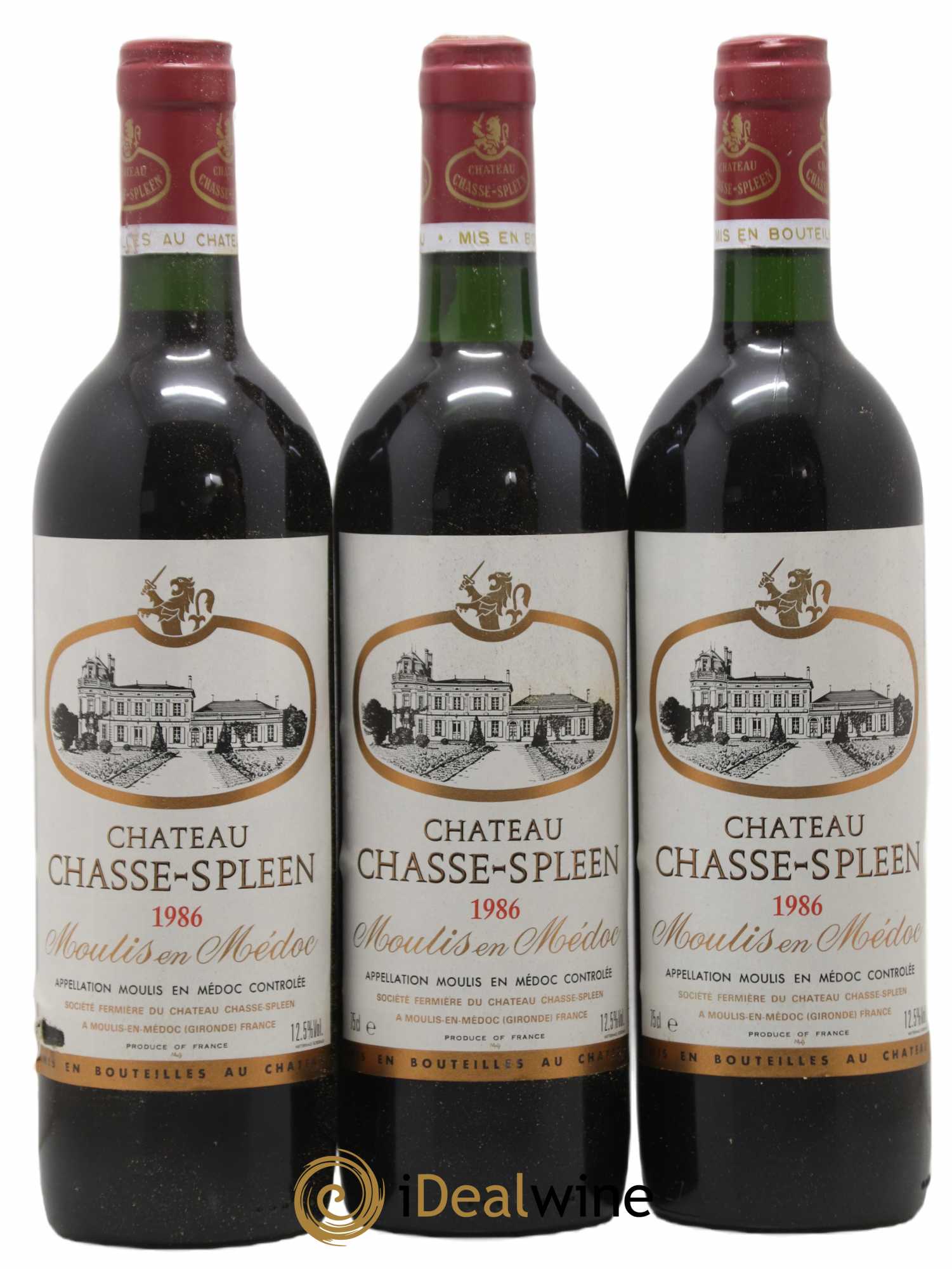 Château Chasse Spleen 1986 - Lot de 12 bouteilles - 2