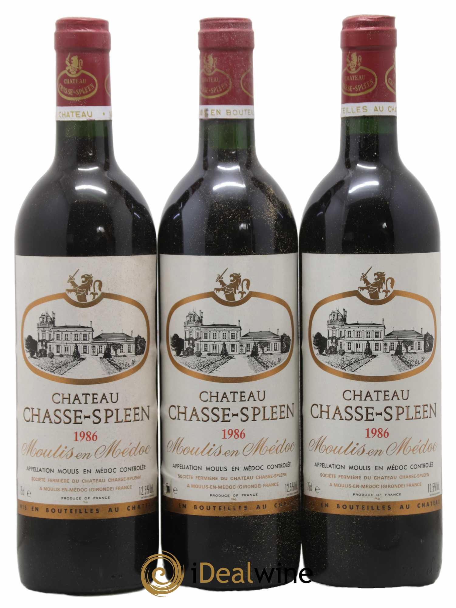 Château Chasse Spleen 1986 - Lot de 12 bouteilles - 3