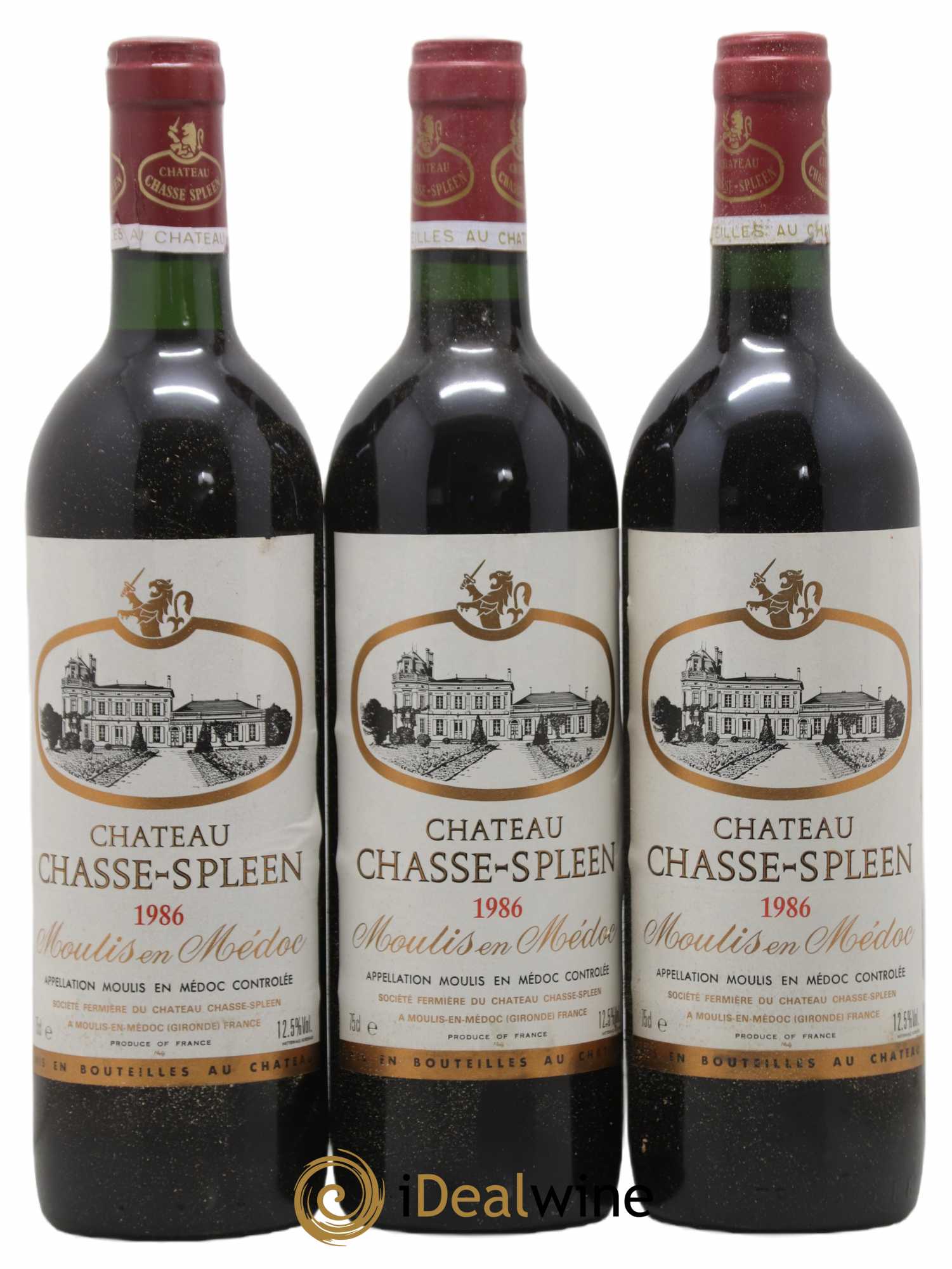 Château Chasse Spleen 1986 - Lot de 12 bouteilles - 4