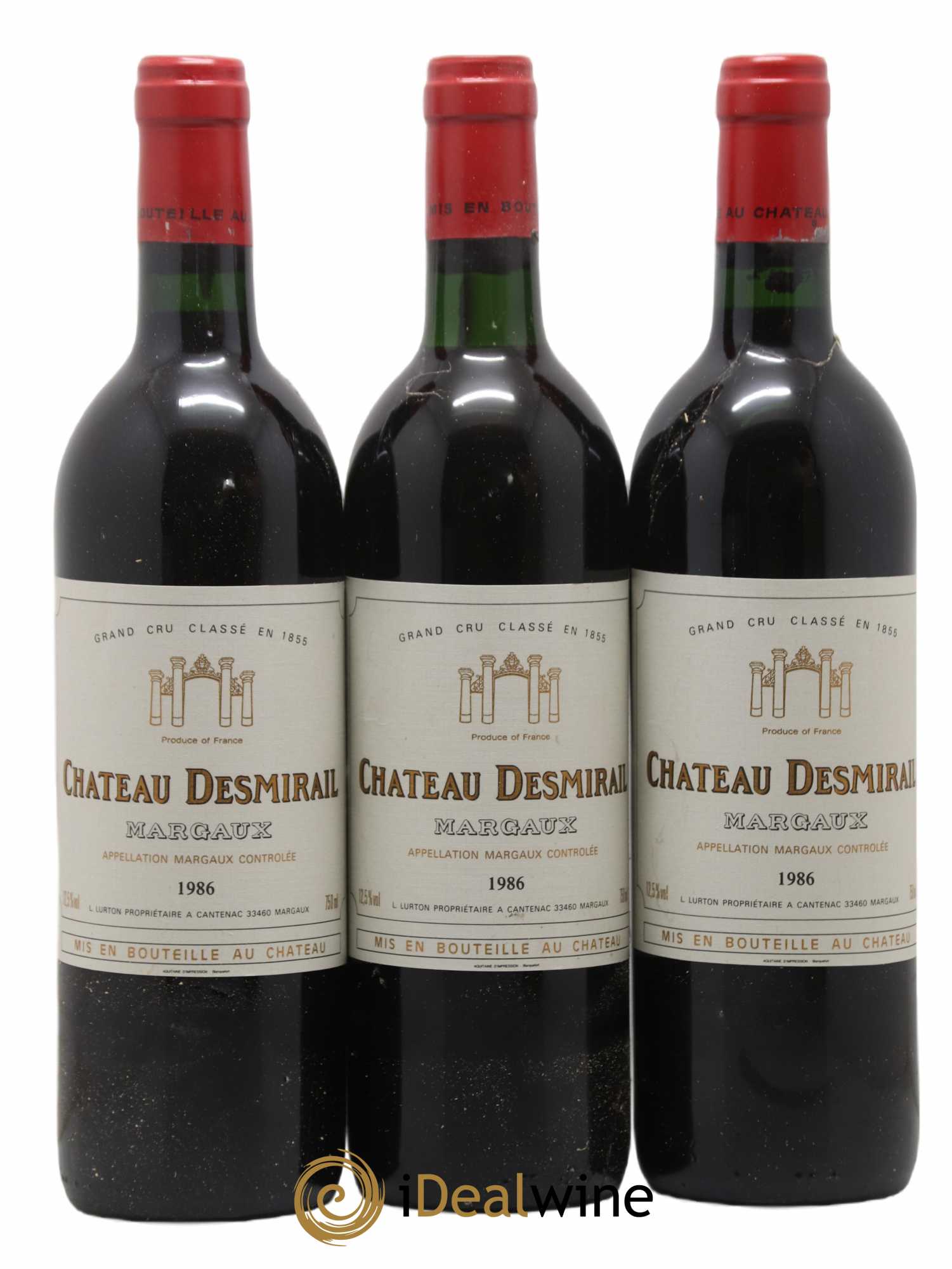 Château Desmirail 3ème Grand Cru Classé 1986 - Lot de 12 bouteilles - 3