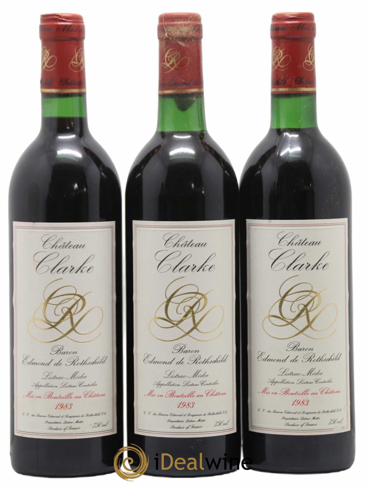 Château Clarke 1983 - Lot de 12 bouteilles - 1