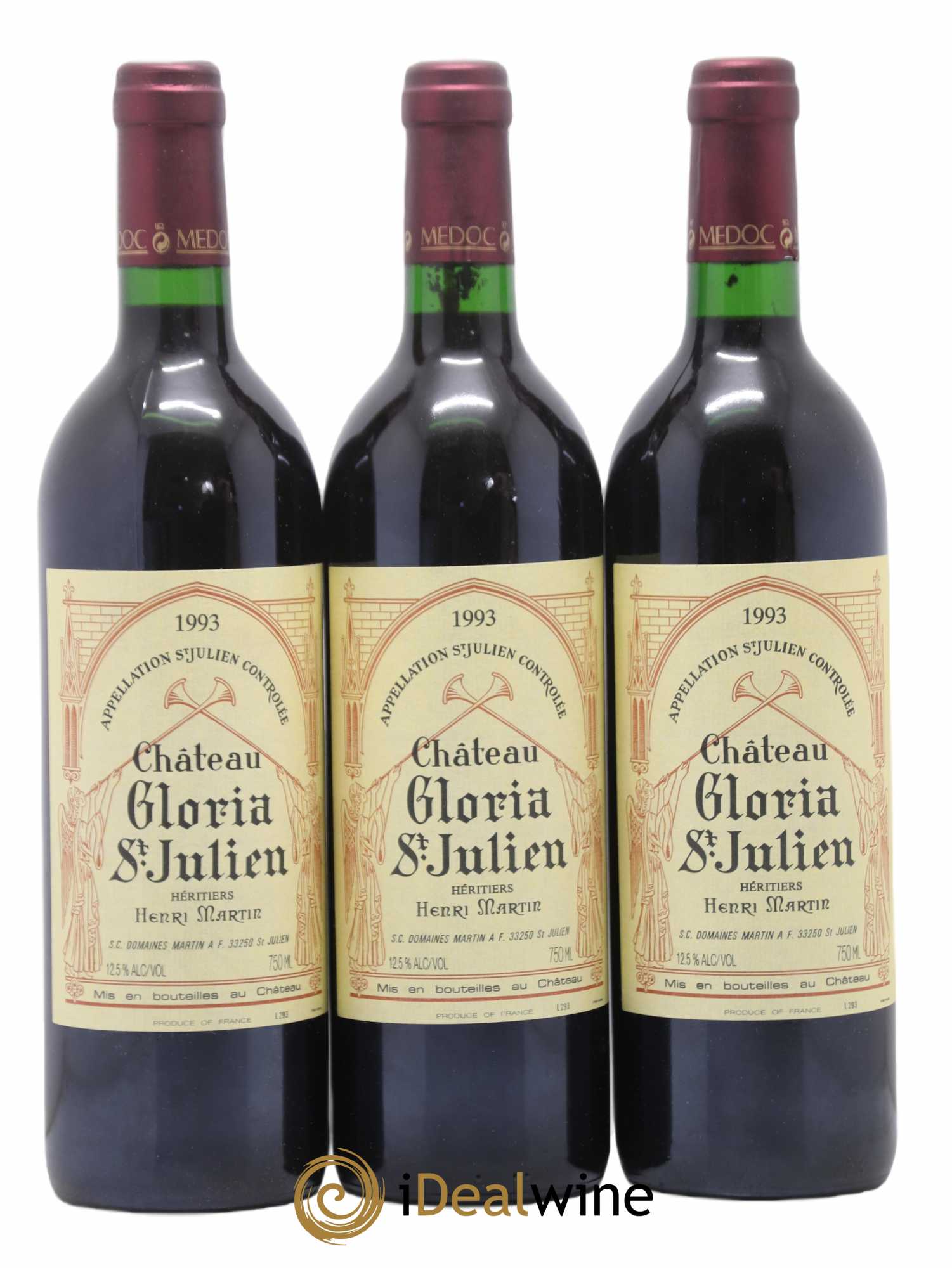 Château Gloria 1993 - Lot de 12 bouteilles - 3