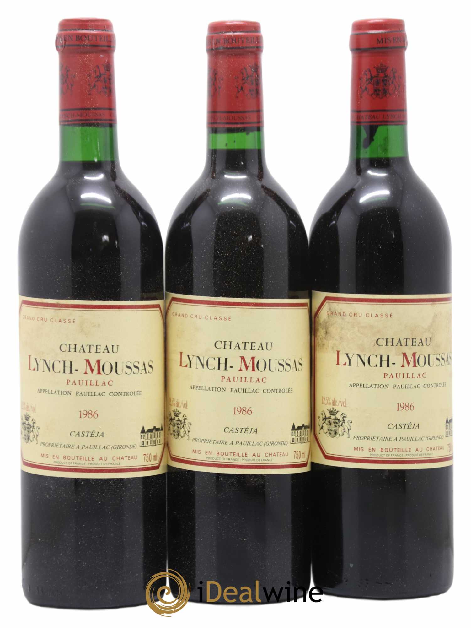 Château Lynch Moussas 5ème Grand Cru Classé 1986 - Lot de 12 bouteilles - 4
