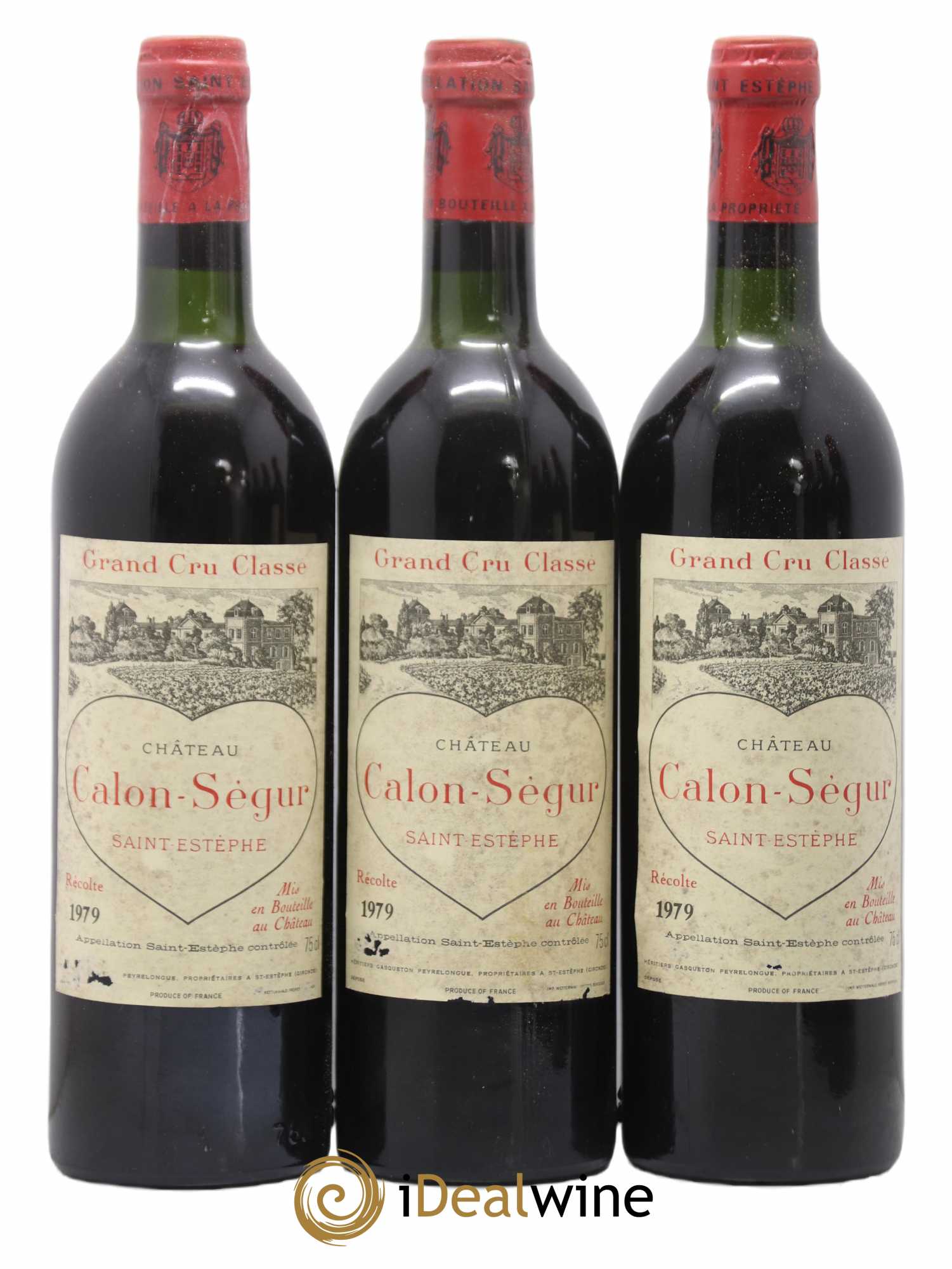 Château Calon Ségur 3ème Grand Cru Classé 1979 - Lot de 6 bouteilles - 1