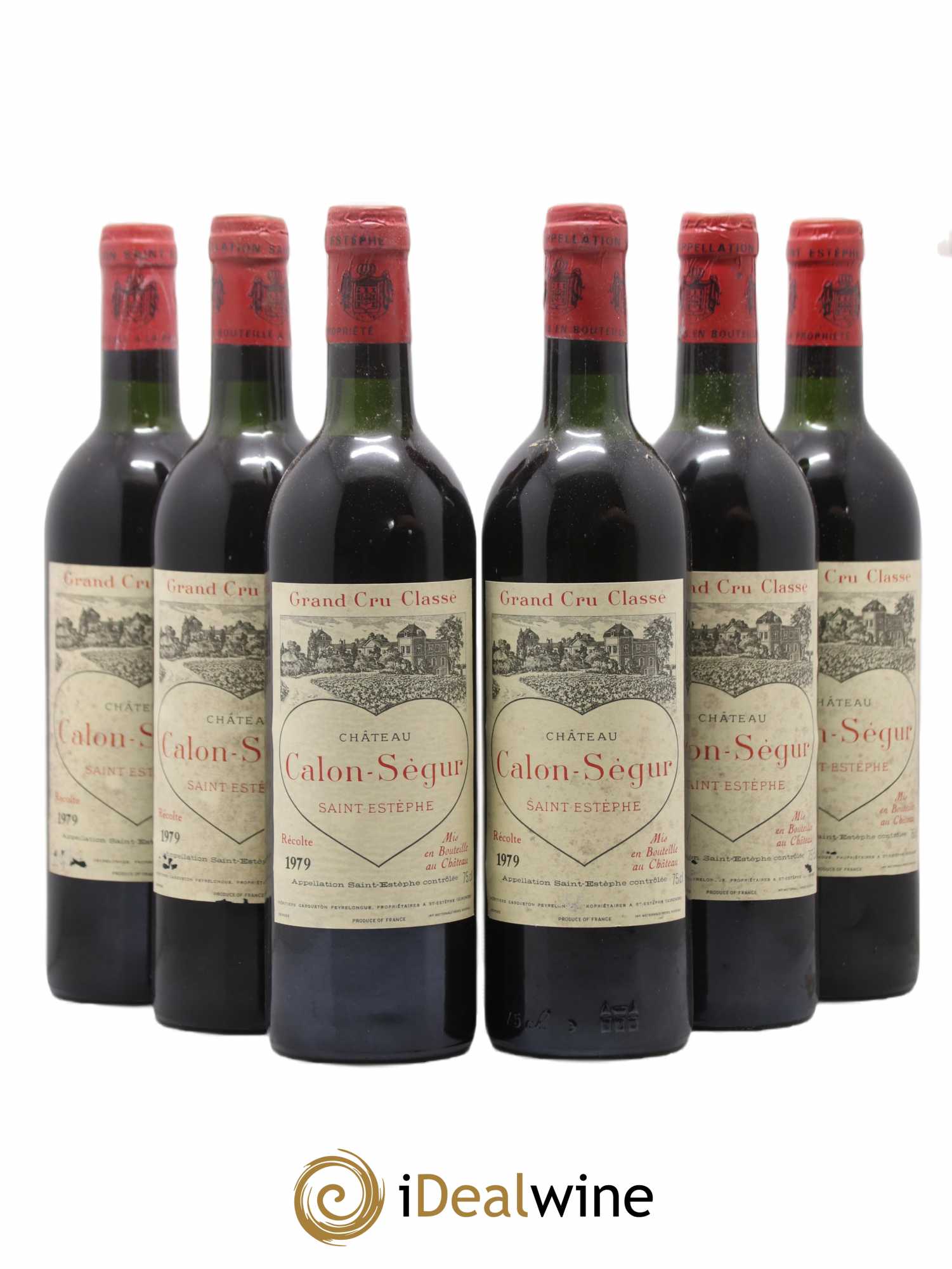 Château Calon Ségur 3ème Grand Cru Classé 1979 - Lot de 6 bouteilles - 0