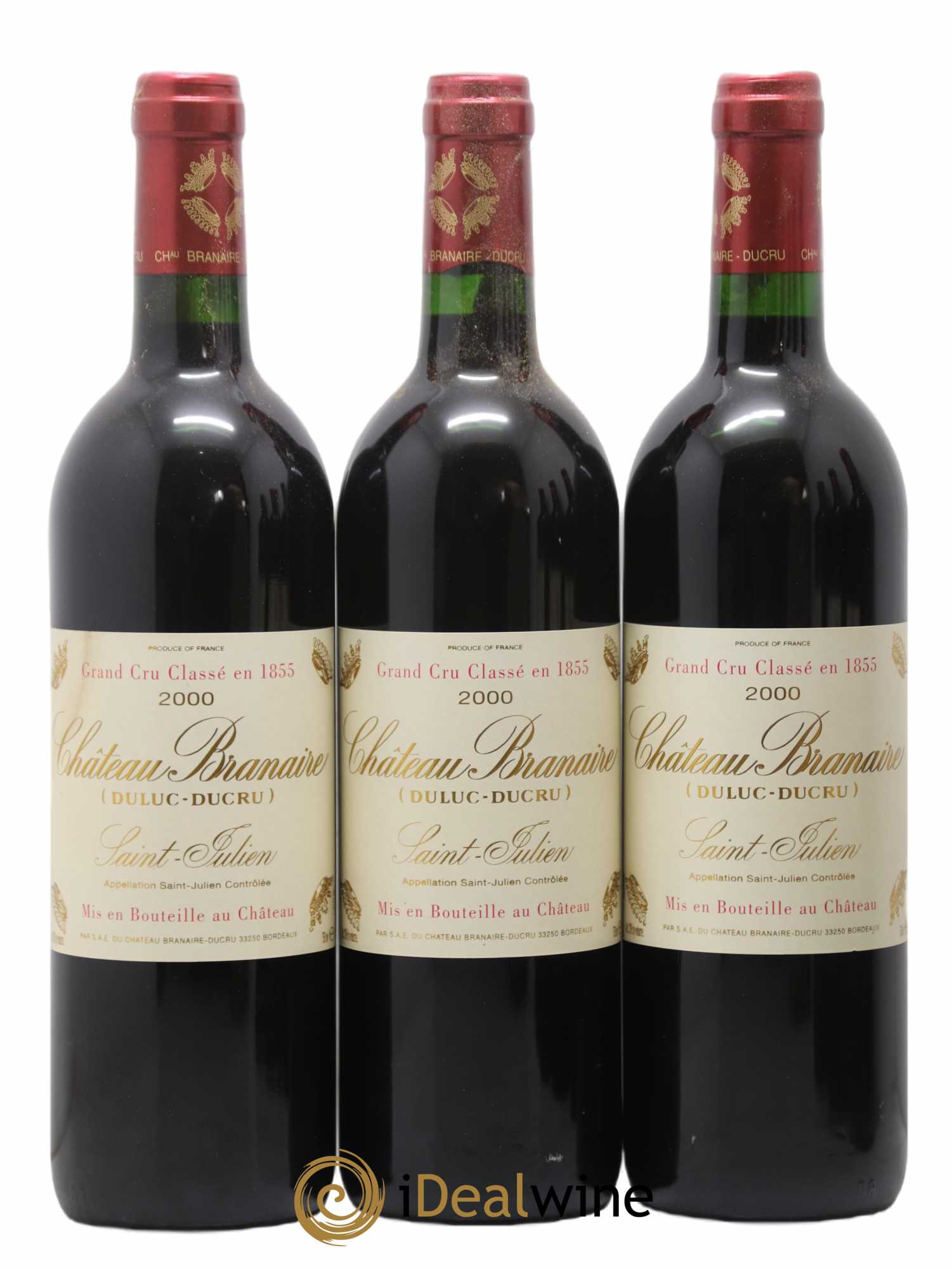 Château Branaire Ducru 4ème Grand Cru Classé 2000 - Lotto di 6 bottiglie - 1
