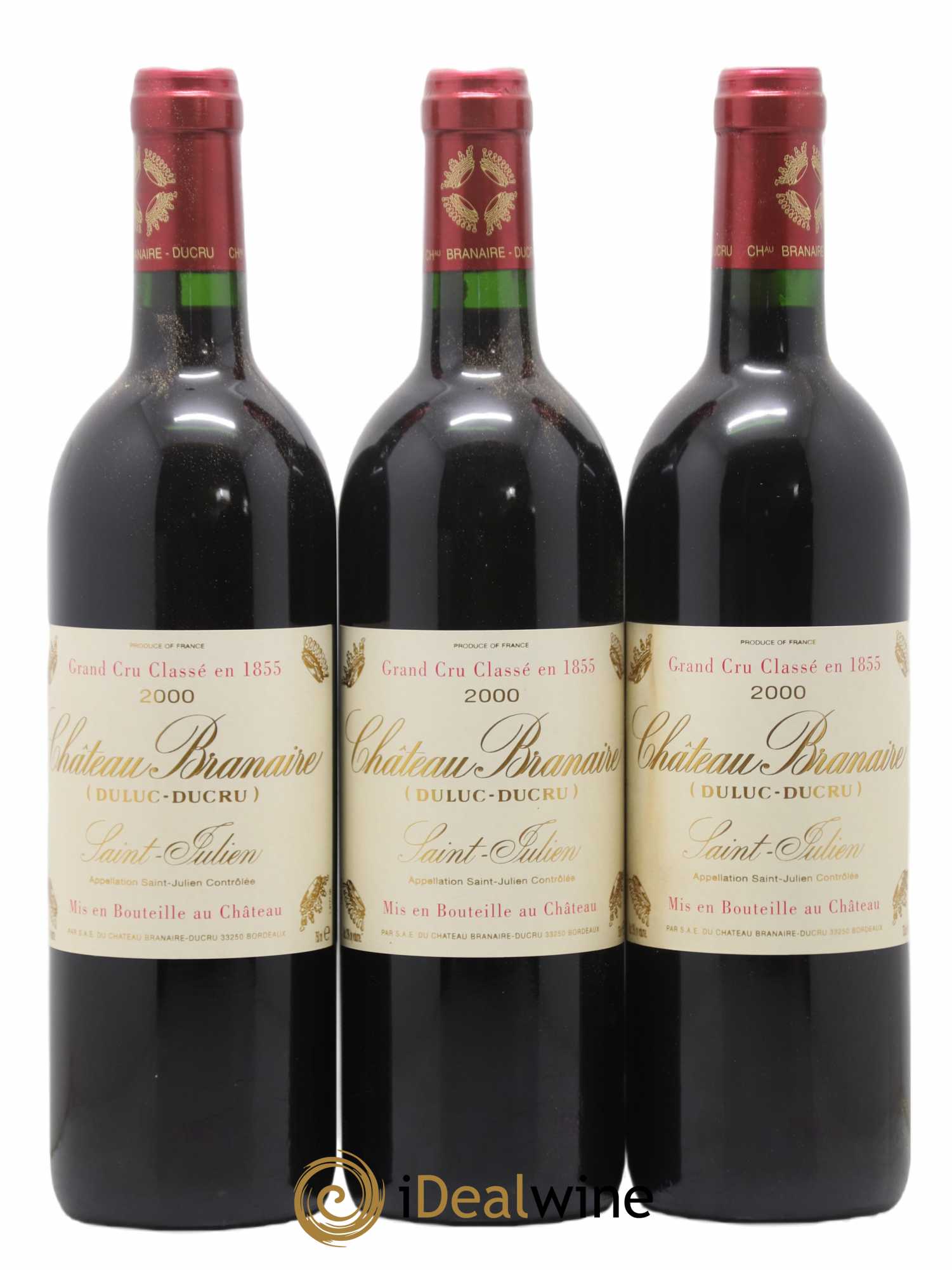 Château Branaire Ducru 4ème Grand Cru Classé 2000 - Lotto di 6 bottiglie - 2