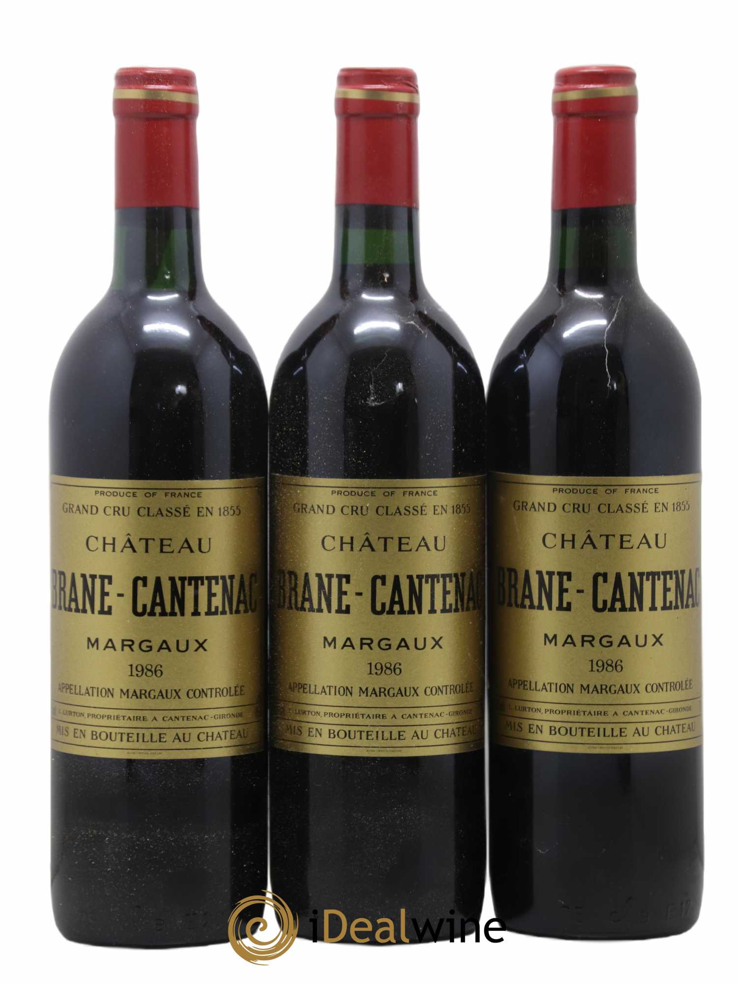 Château Brane Cantenac 2ème Grand Cru Classé 1986 - Lot de 12 bouteilles - 2
