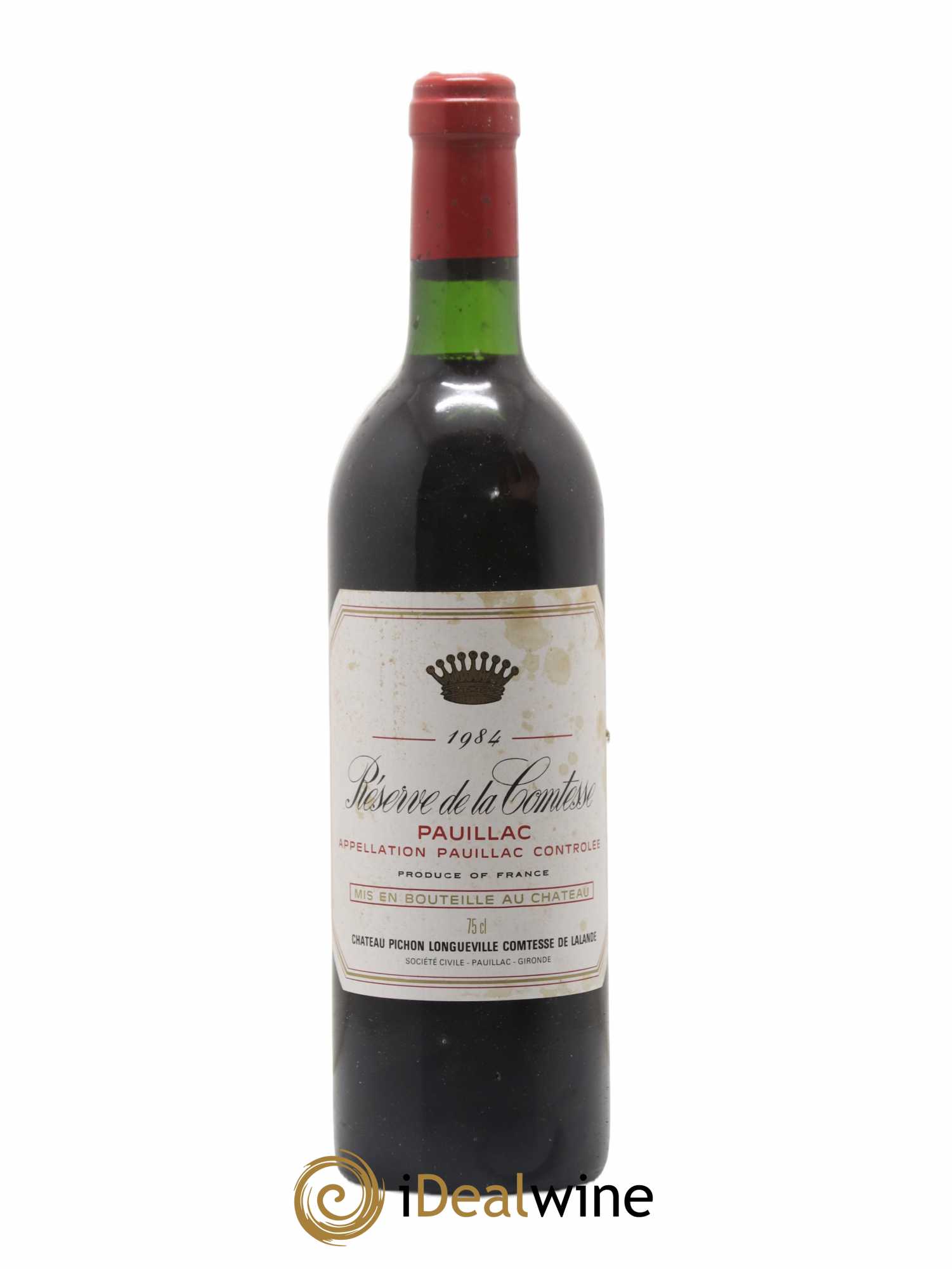 Réserve de la Comtesse Second Vin 1984 - Lot de 1 bouteille - 0