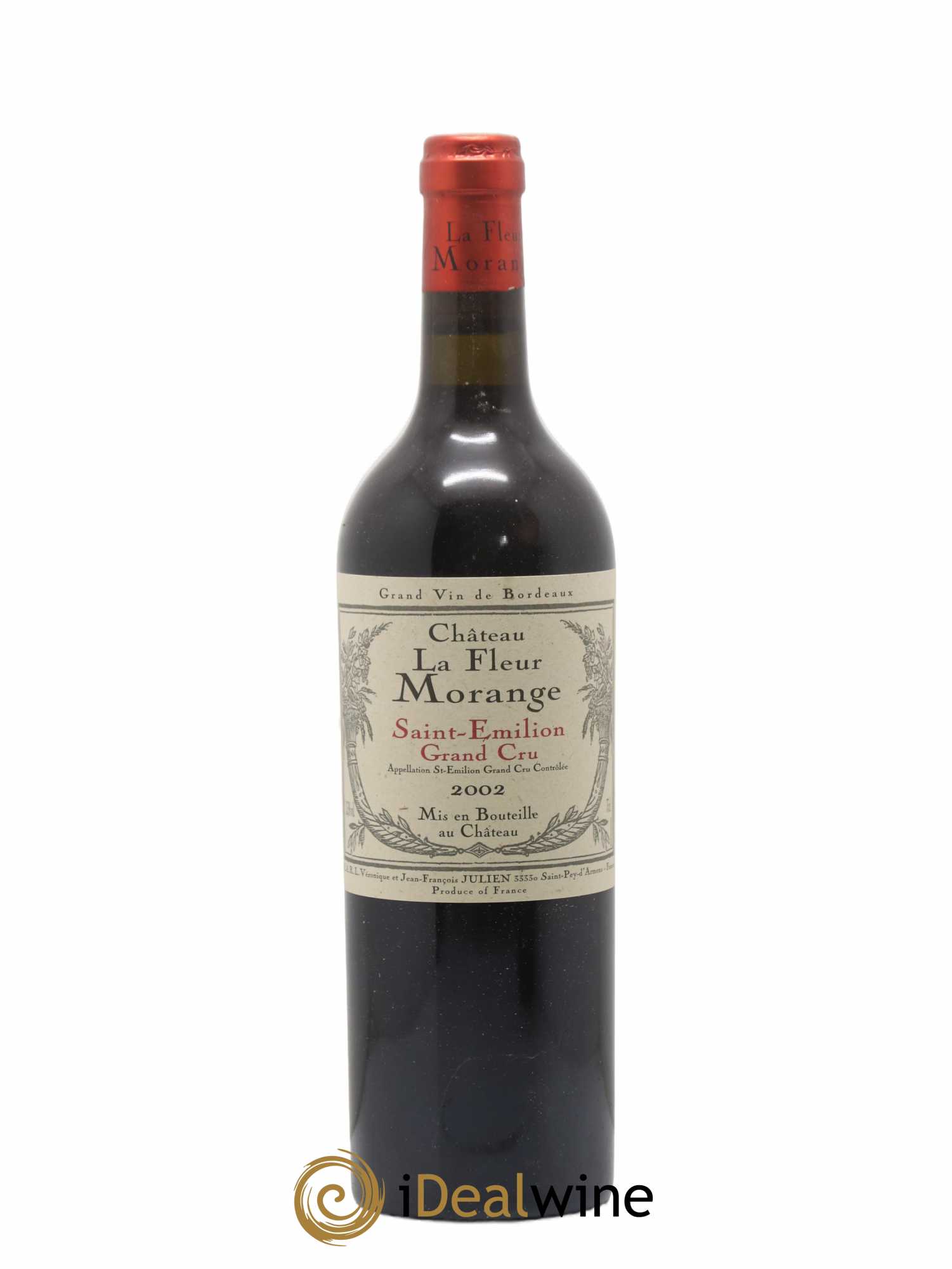 Château Fleur Morange Grand Cru Classé 2002 - Lot de 1 bouteille - 0