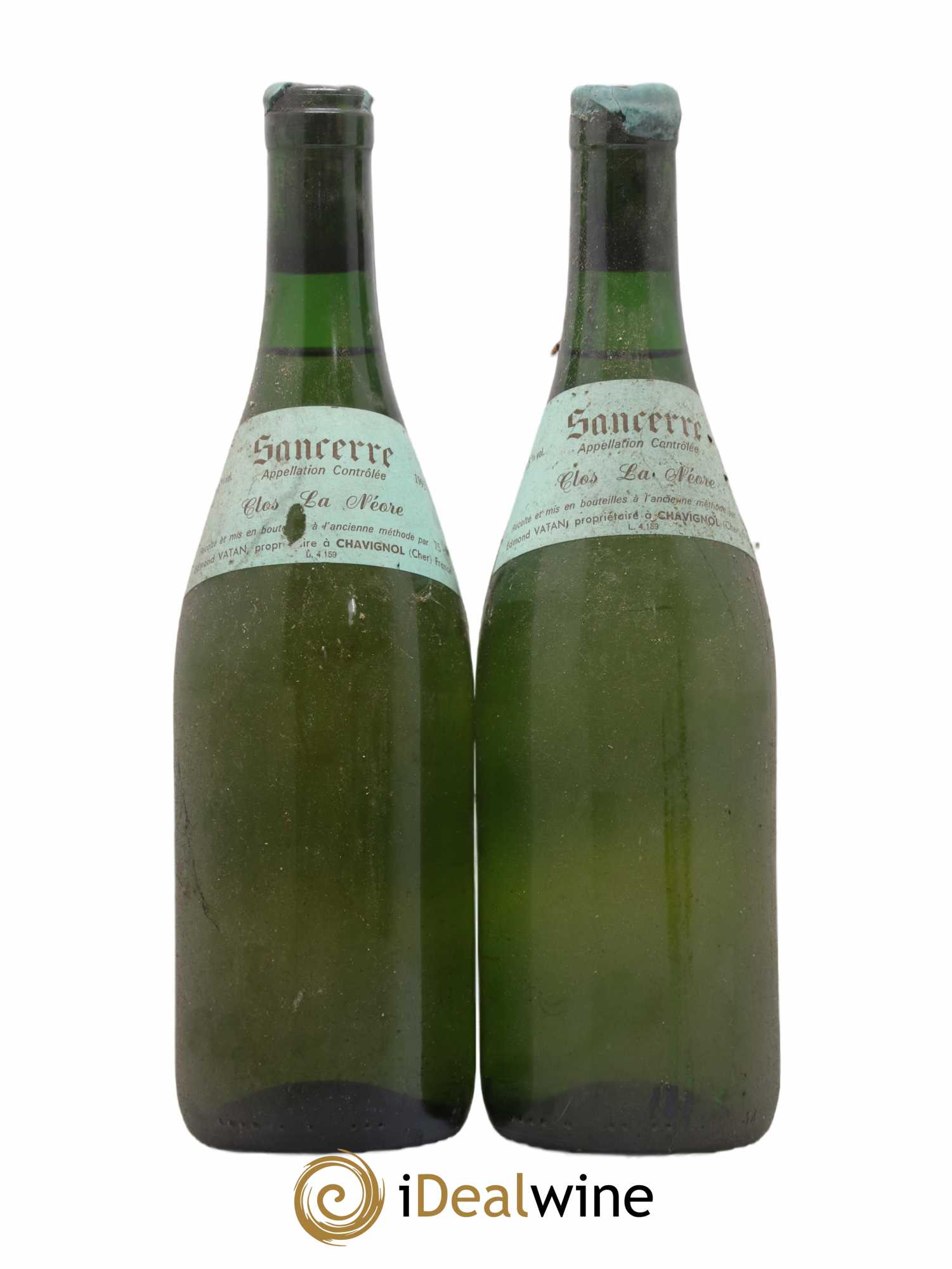 Sancerre Clos la Neore Edmond Vatan 1993 - Lot de 2 bouteilles - 0