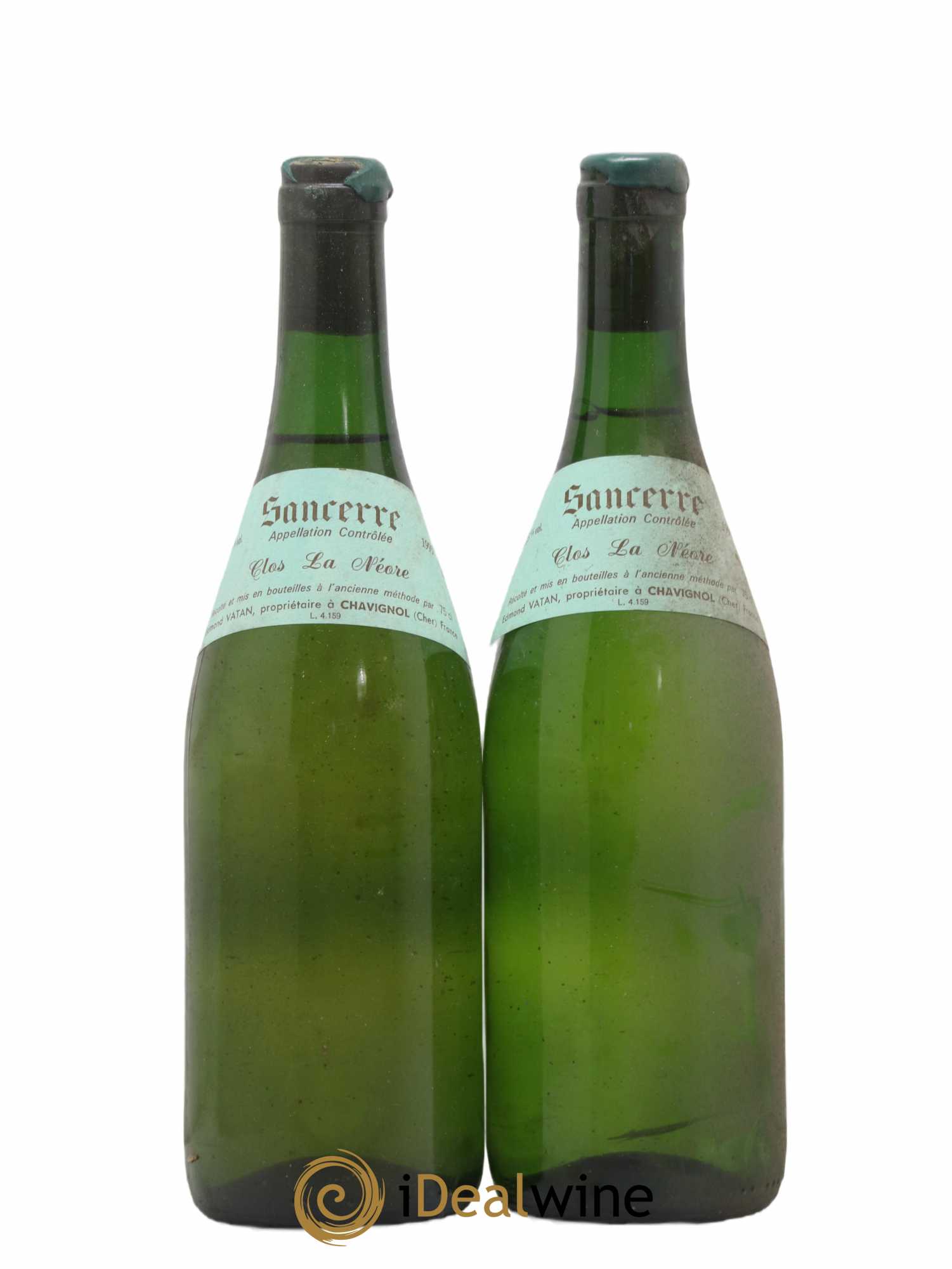 Sancerre Clos la Neore Edmond Vatan 1993 - Lot de 2 bouteilles - 0