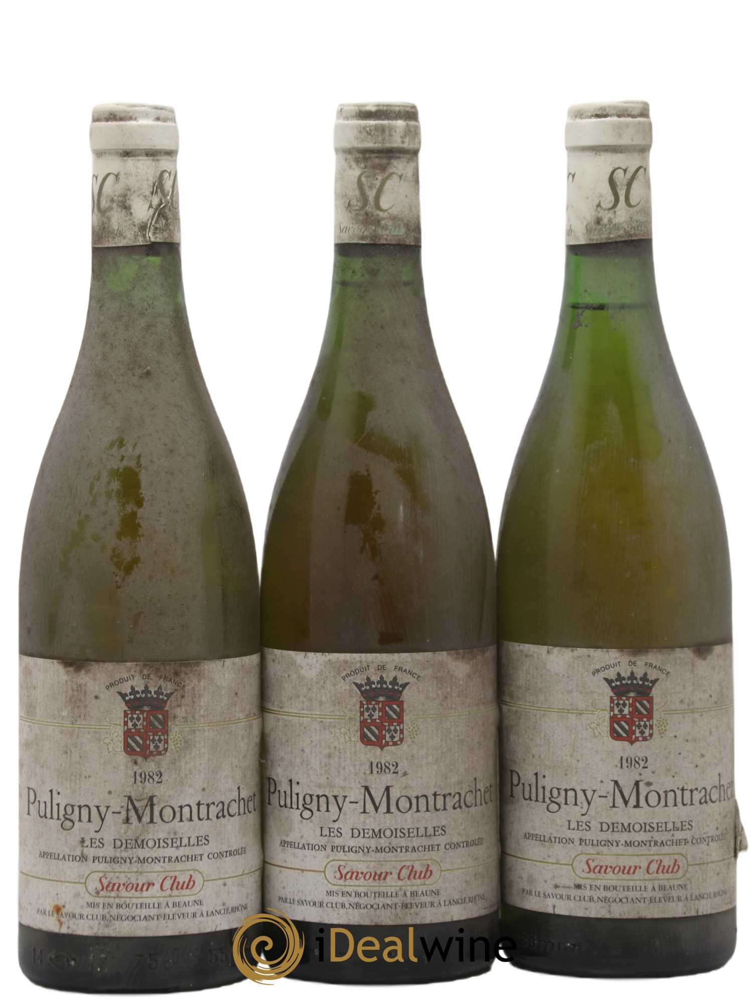 Puligny-Montrachet Selection Savour Club 1982 - Posten von 3 Flaschen - 0