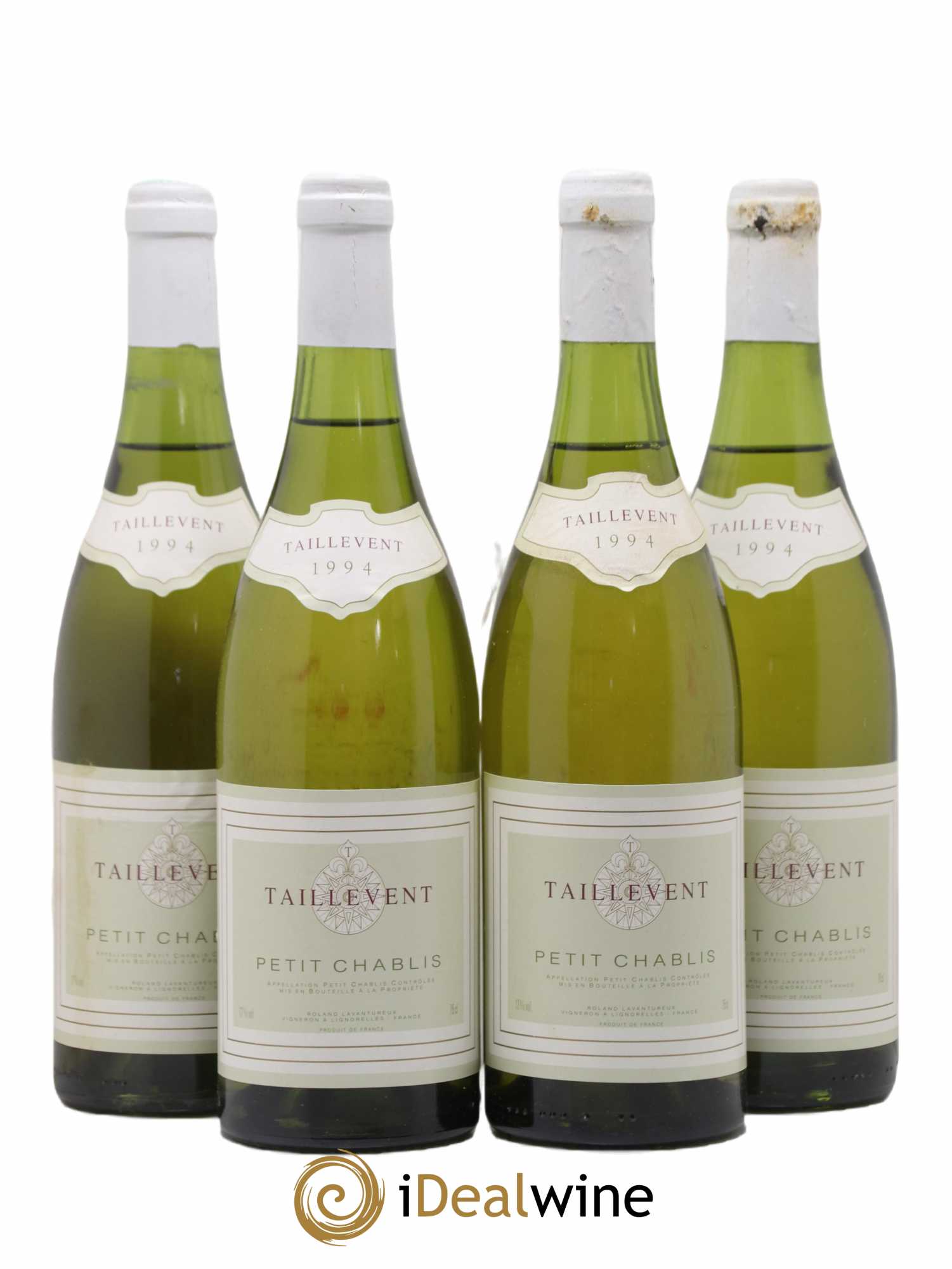 Petit Chablis Roland Laventureux Savour Club 1994 - Posten von 4 Flaschen - 0
