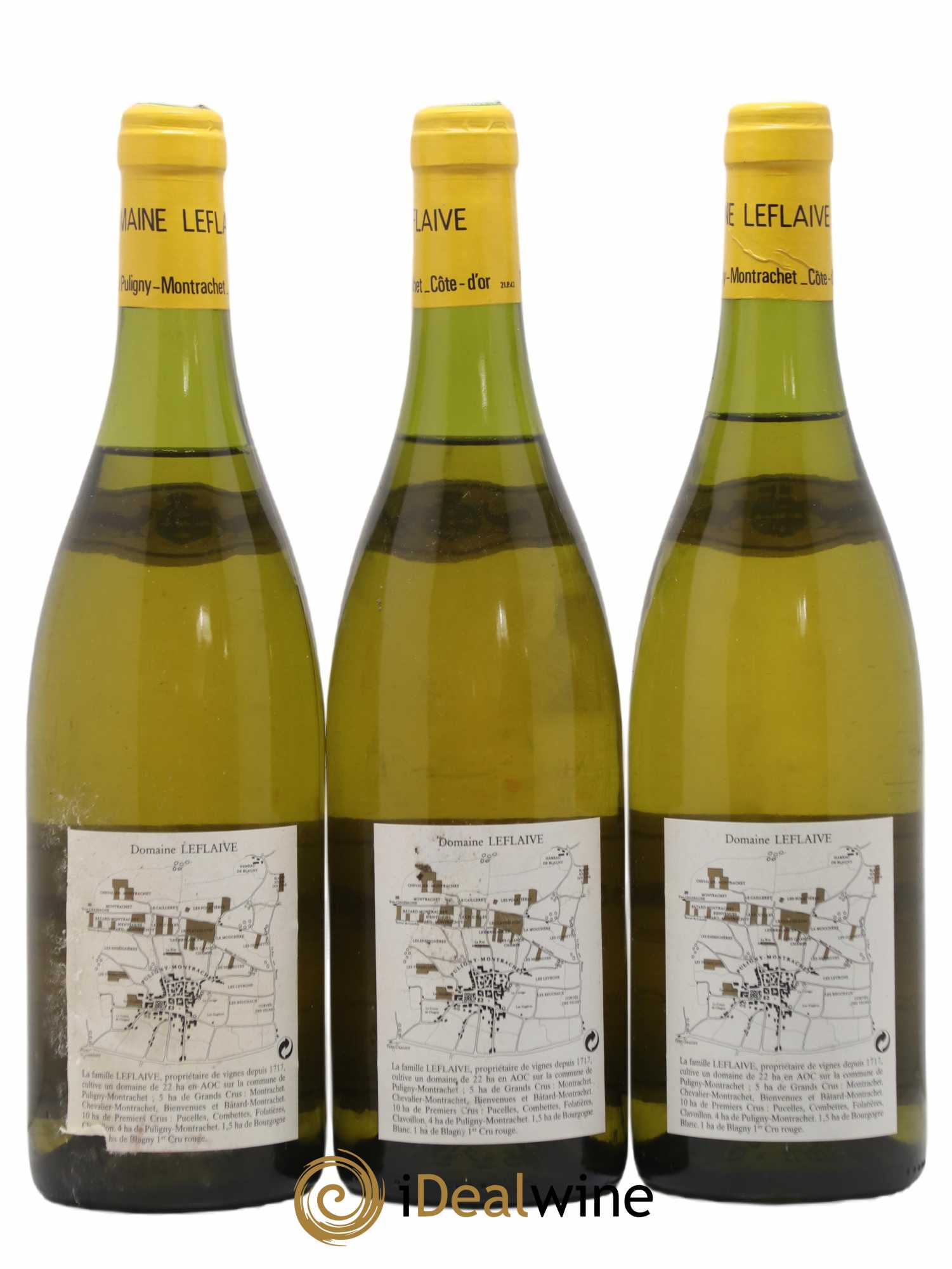 Puligny-Montrachet Leflaive (Domaine) 1990 - Lot de 3 bouteilles - 1