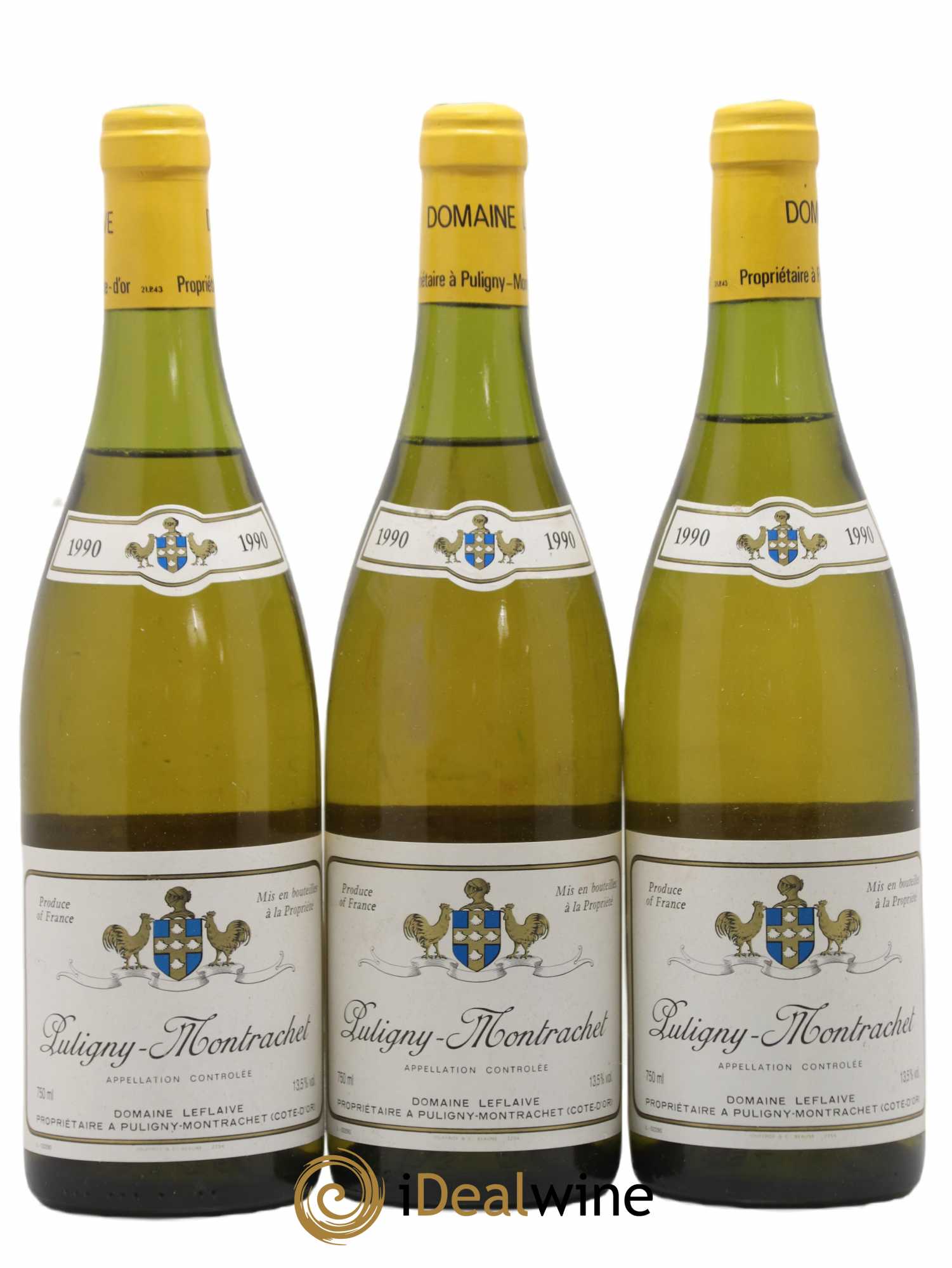 Puligny-Montrachet Leflaive (Domaine) 1990 - Lot de 3 bouteilles - 0