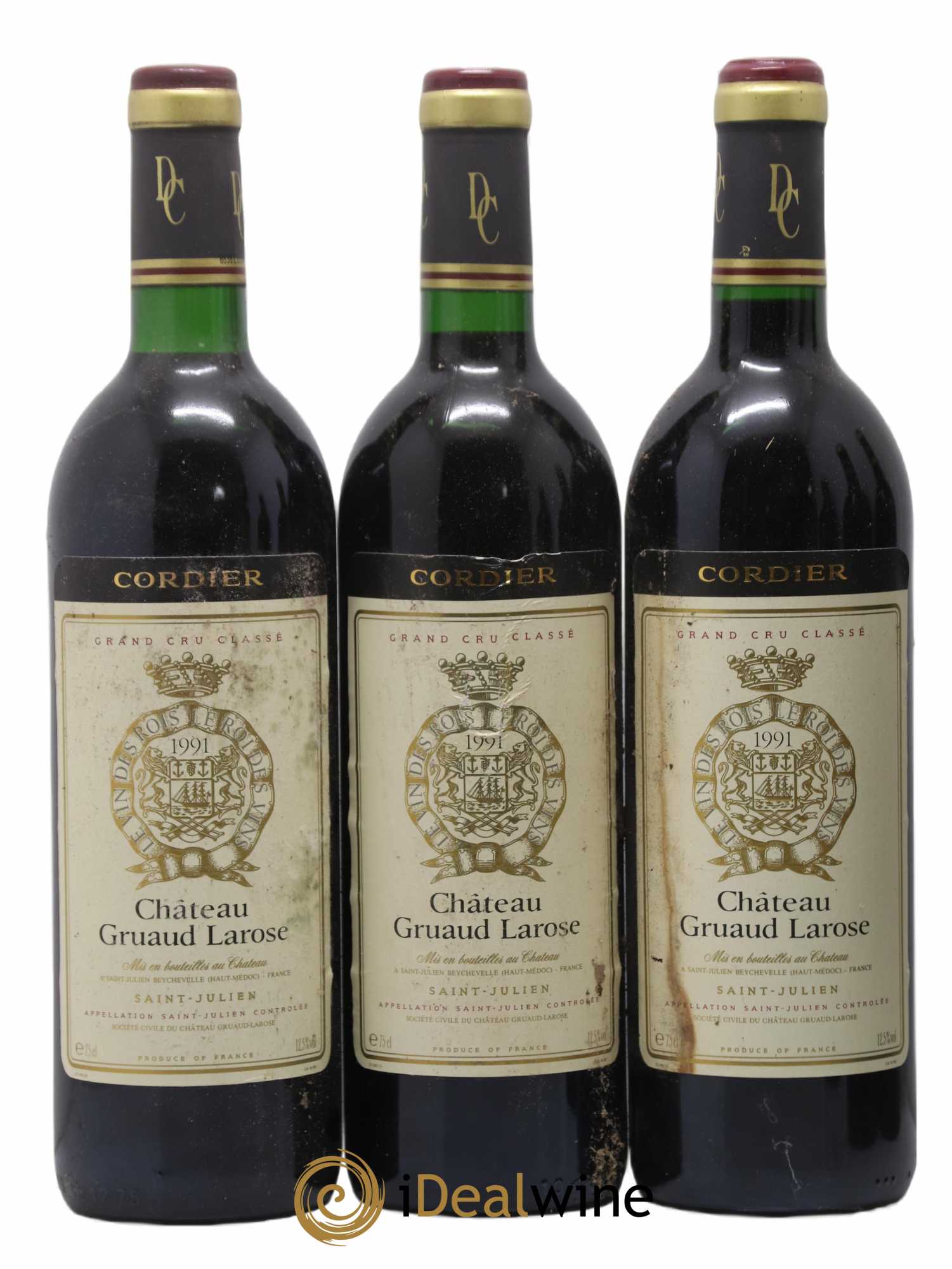 Château Gruaud Larose 2ème Grand Cru Classé 1991 - Lot de 6 bouteilles - 1