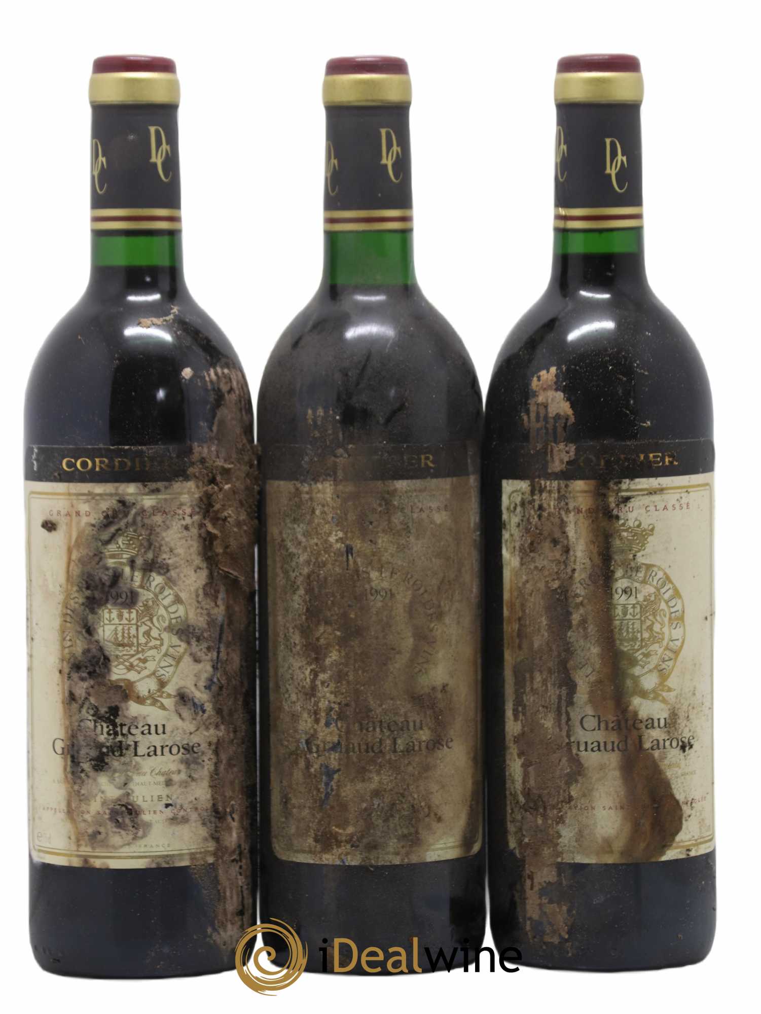 Château Gruaud Larose 2ème Grand Cru Classé 1991 - Lot de 3 bouteilles - 0