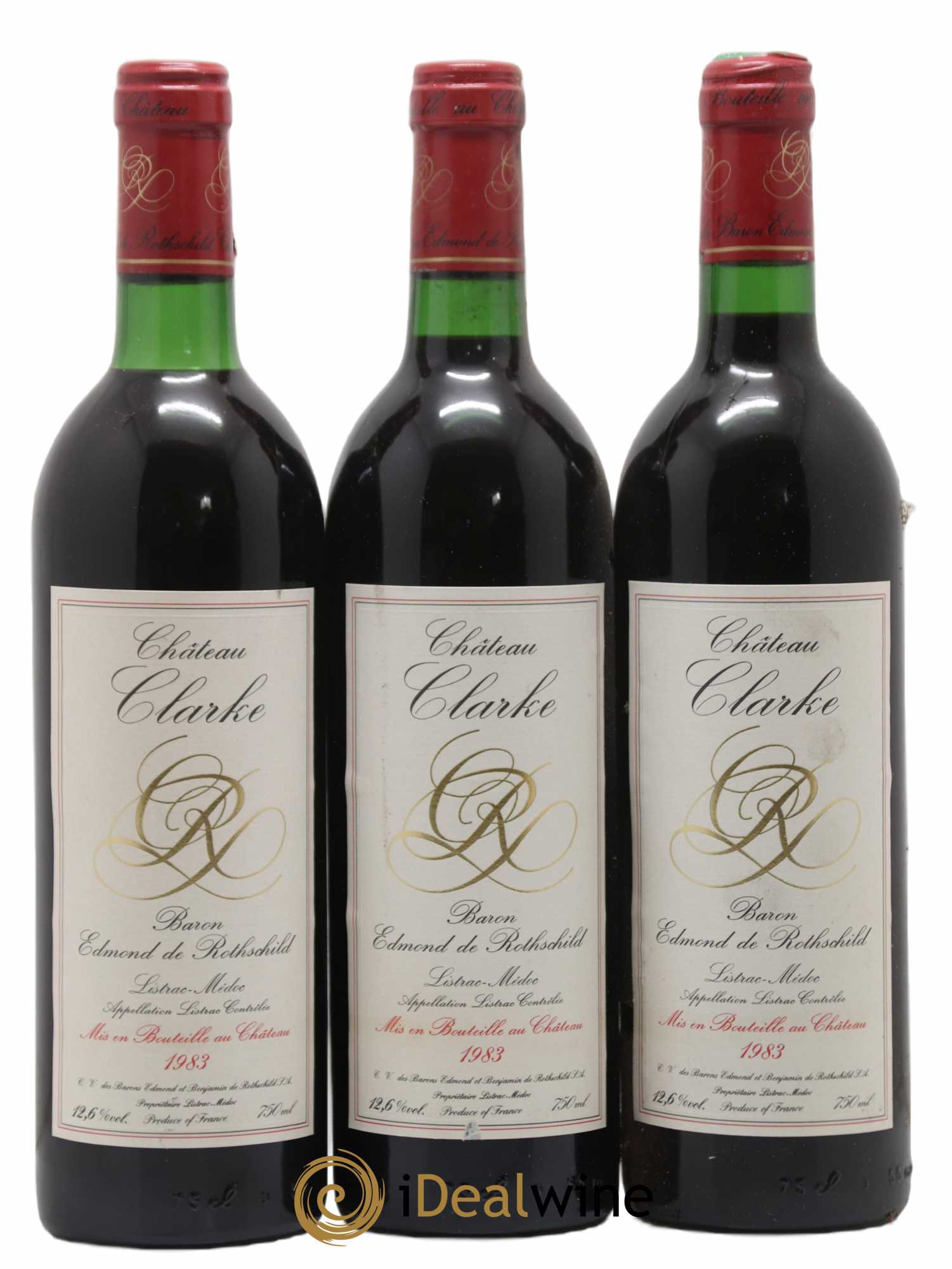 Château Clarke 1983 - Lot de 12 bouteilles - 2
