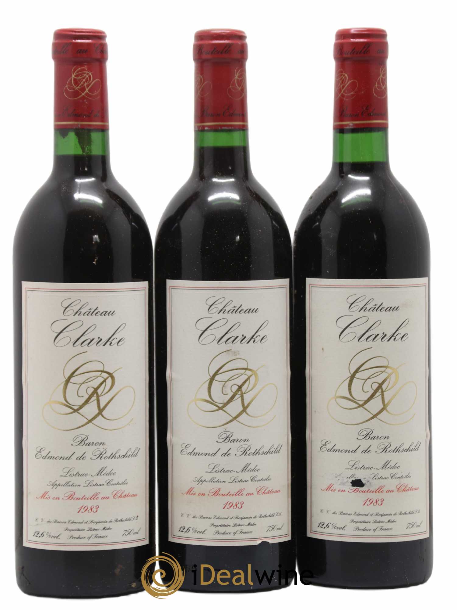 Château Clarke 1983 - Lot de 12 bouteilles - 3