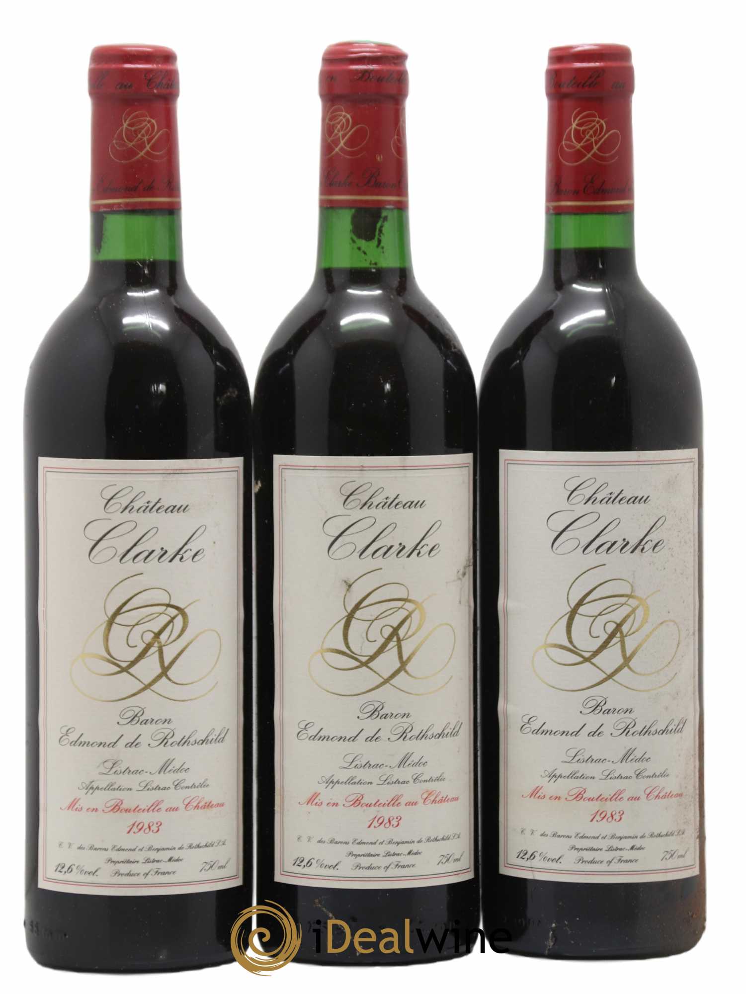 Château Clarke 1983 - Lot de 12 bouteilles - 4