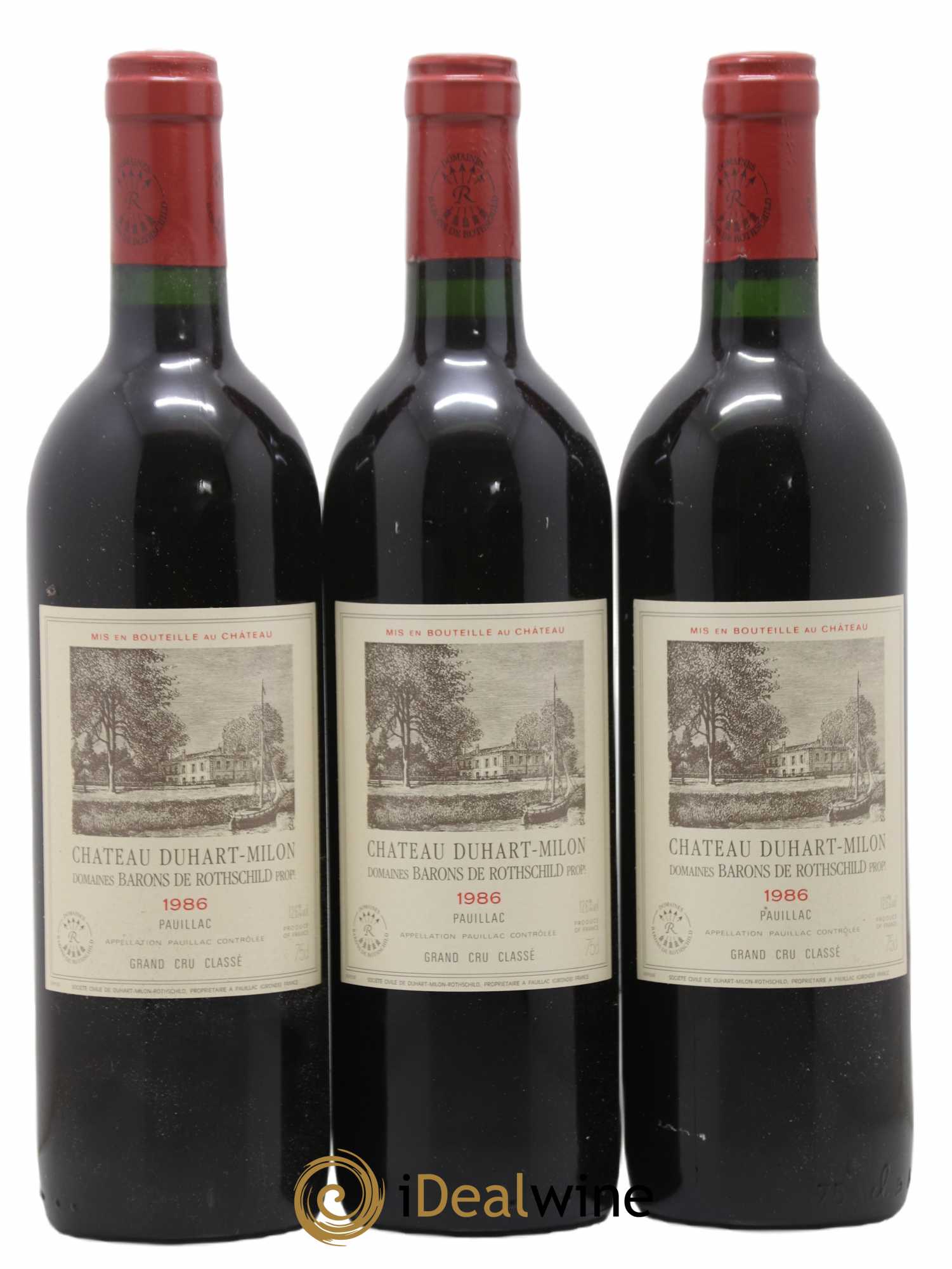 Château Duhart-Milon 4ème Grand Cru Classé 1986 - Lot de 12 bouteilles - 2