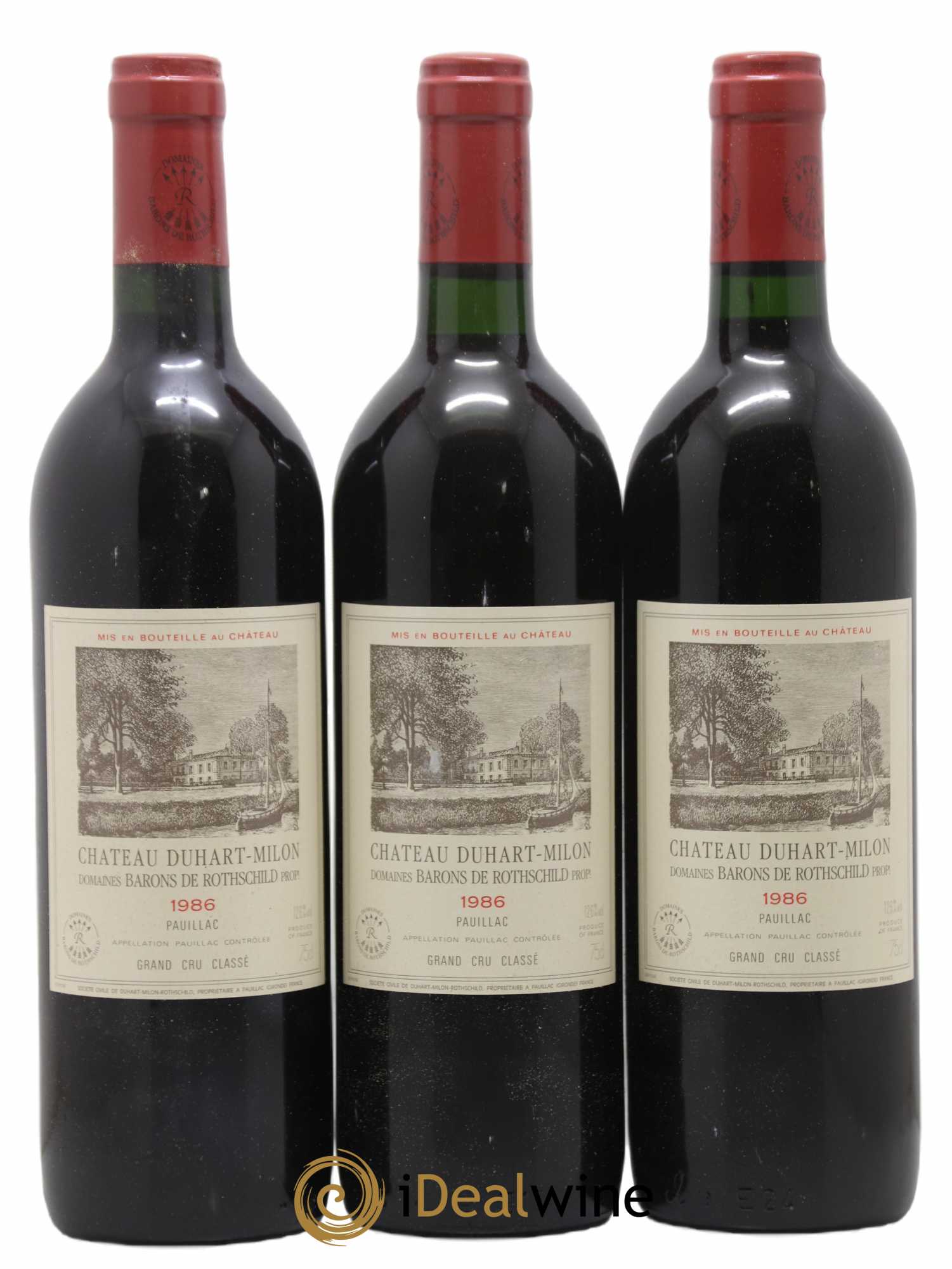 Château Duhart-Milon 4ème Grand Cru Classé 1986 - Lot de 12 bouteilles - 3