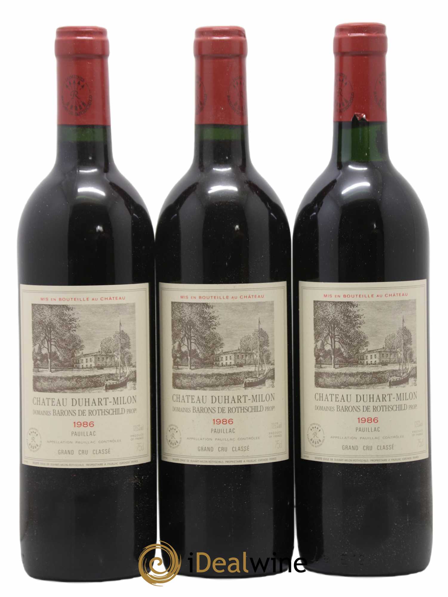 Château Duhart-Milon 4ème Grand Cru Classé 1986 - Lot de 12 bouteilles - 4