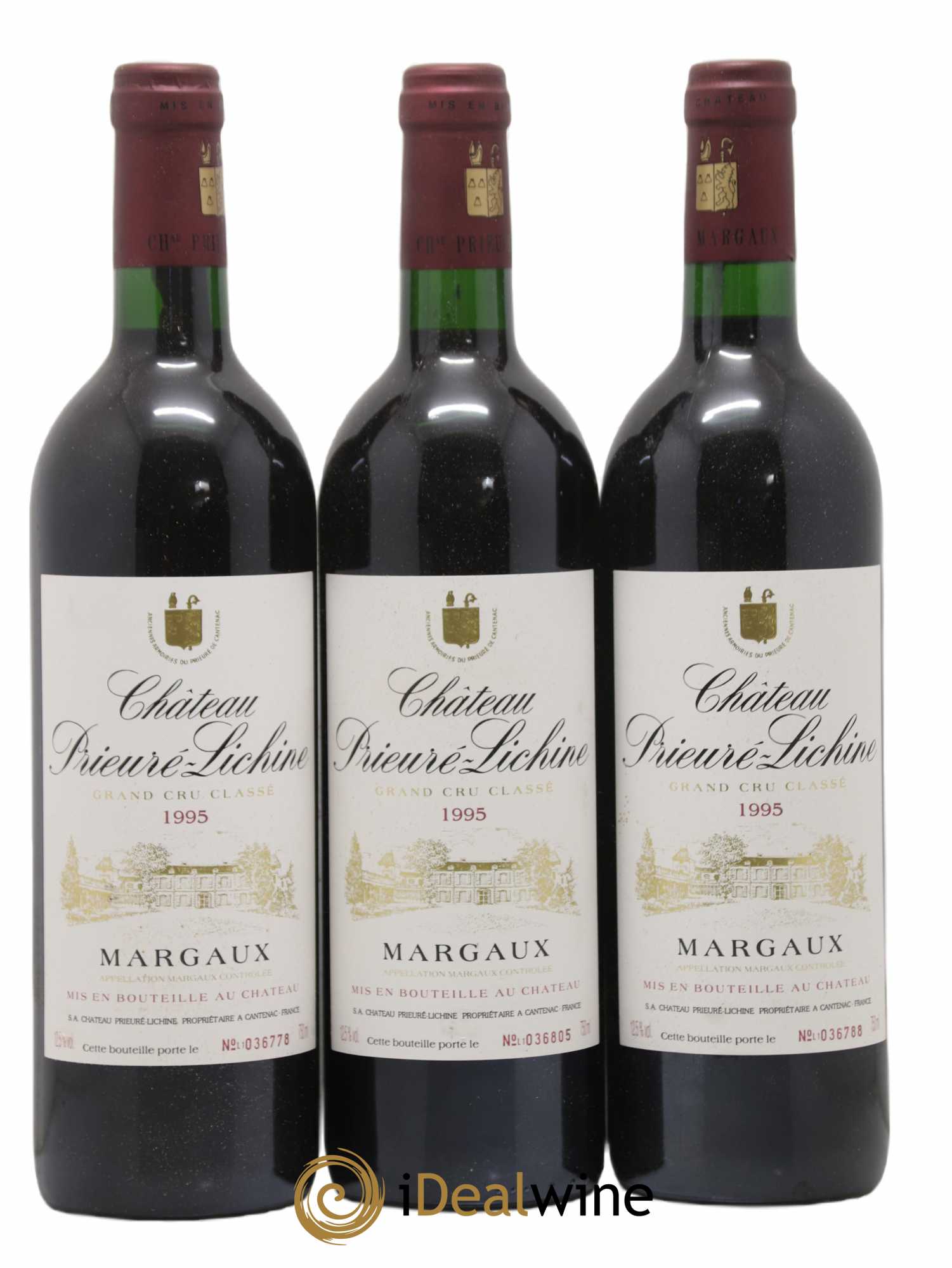 Château Prieuré Lichine 4ème Grand Cru Classé 1995 - Lot de 6 bouteilles - 2