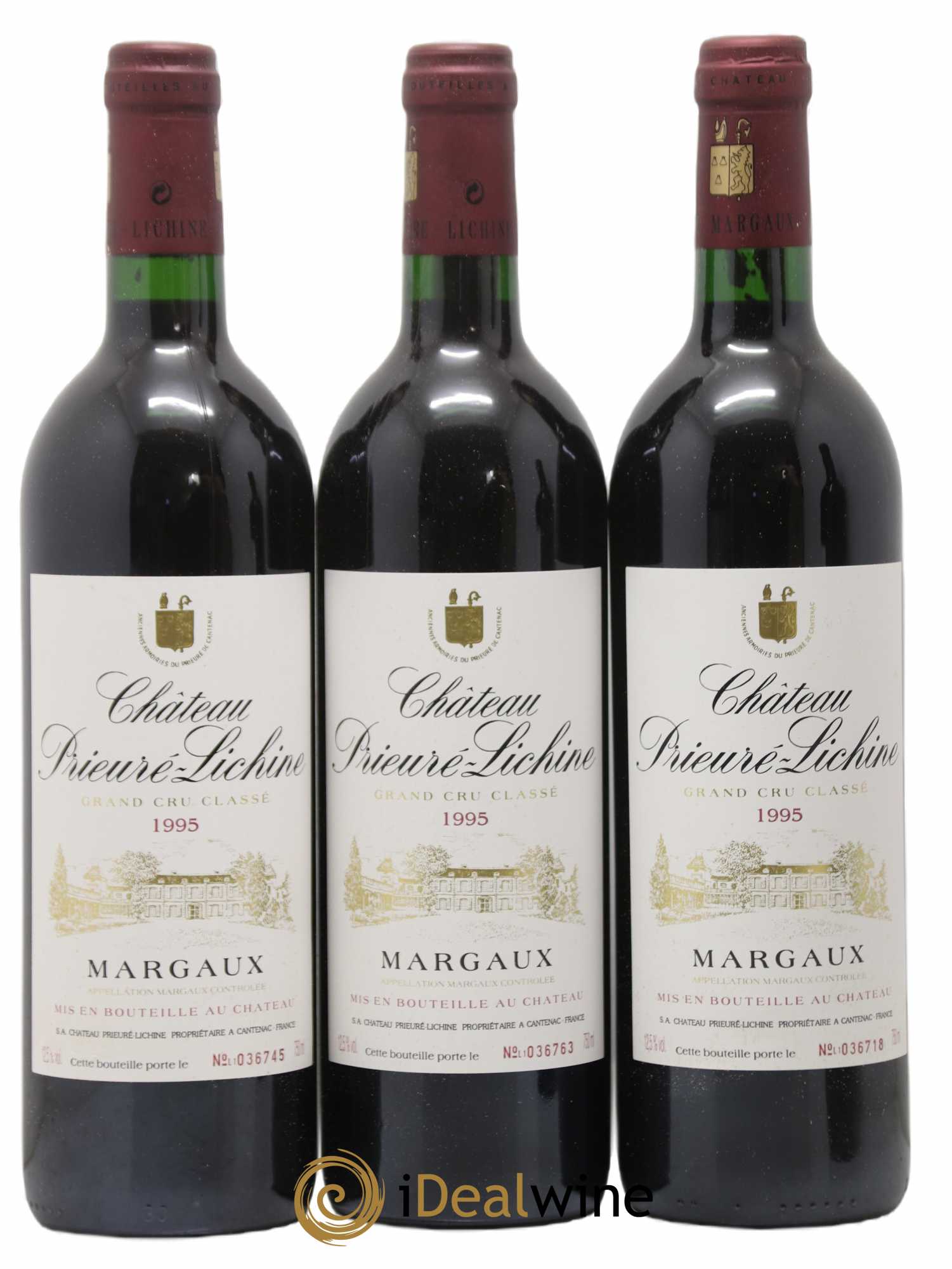 Château Prieuré Lichine 4ème Grand Cru Classé 1995 - Lot de 12 bouteilles - 2