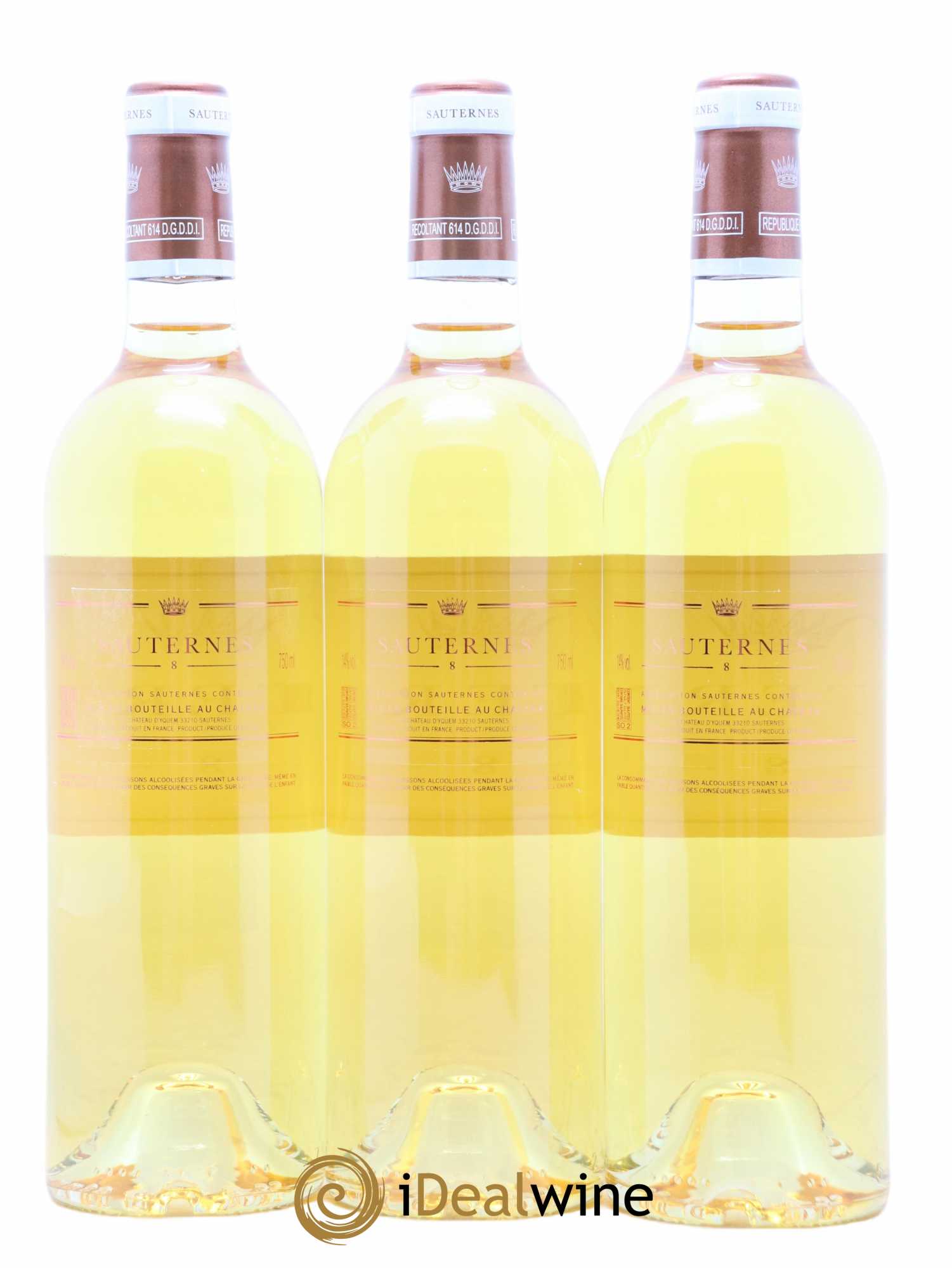 Sauternes Numéro 8 - Lotto di 3 bottiglie - 1