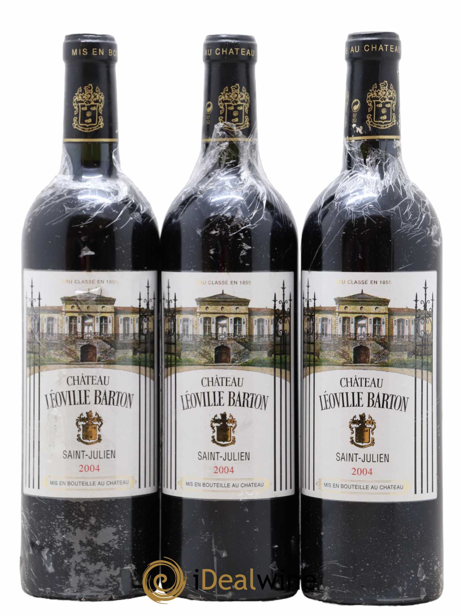 Château Léoville Barton 2ème Grand Cru Classé 2004 - Lot de 3 bouteilles - 0