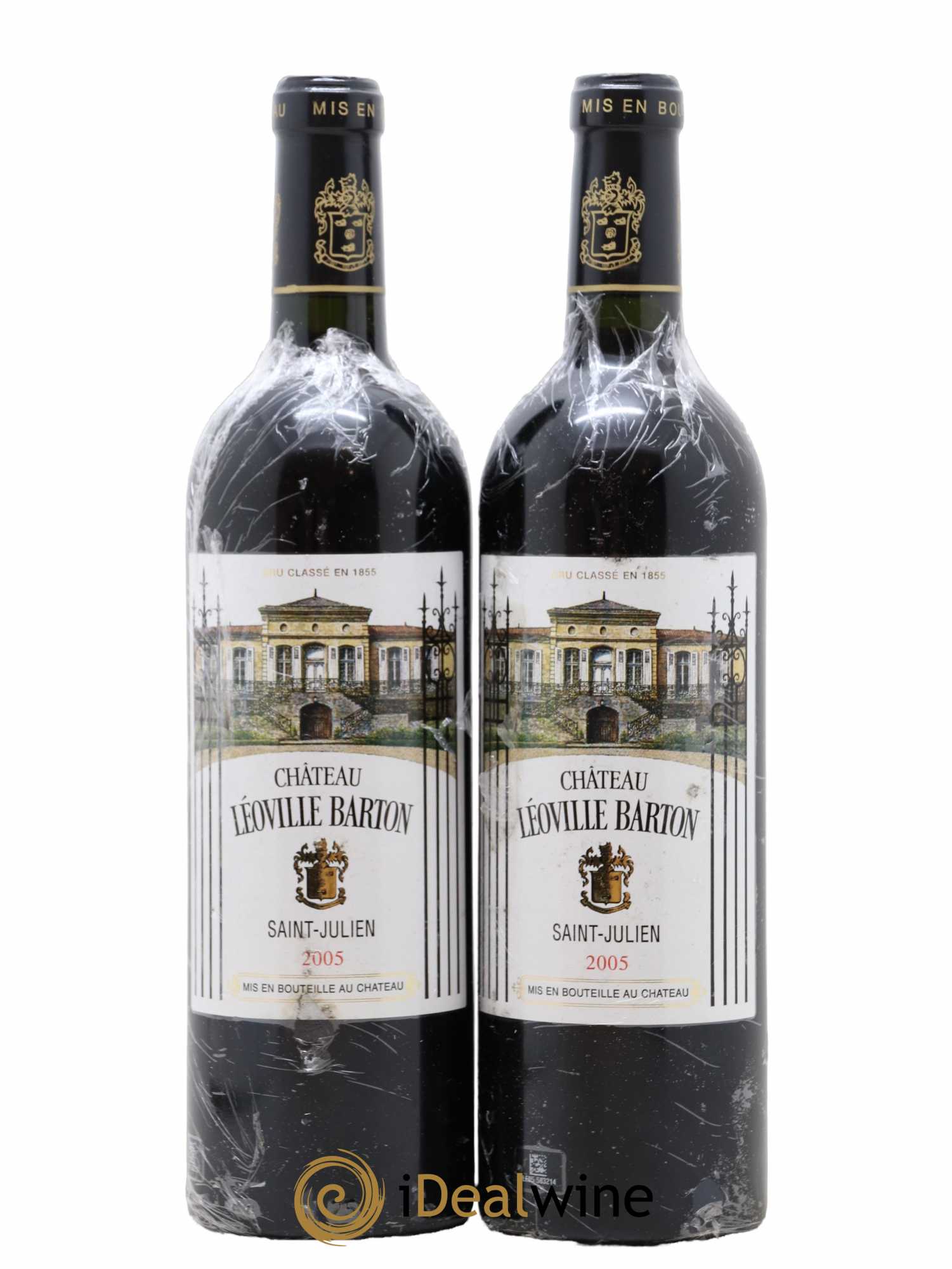 Château Léoville Barton 2ème Grand Cru Classé 2005 - Lot de 2 bouteilles - 0