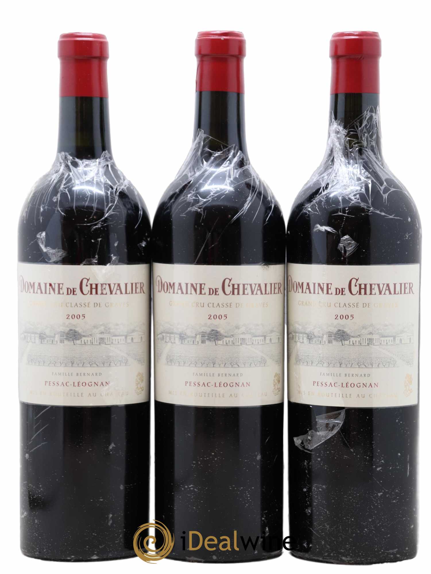 Domaine de Chevalier Cru Classé de Graves 2005 - Lot de 3 bouteilles - 0