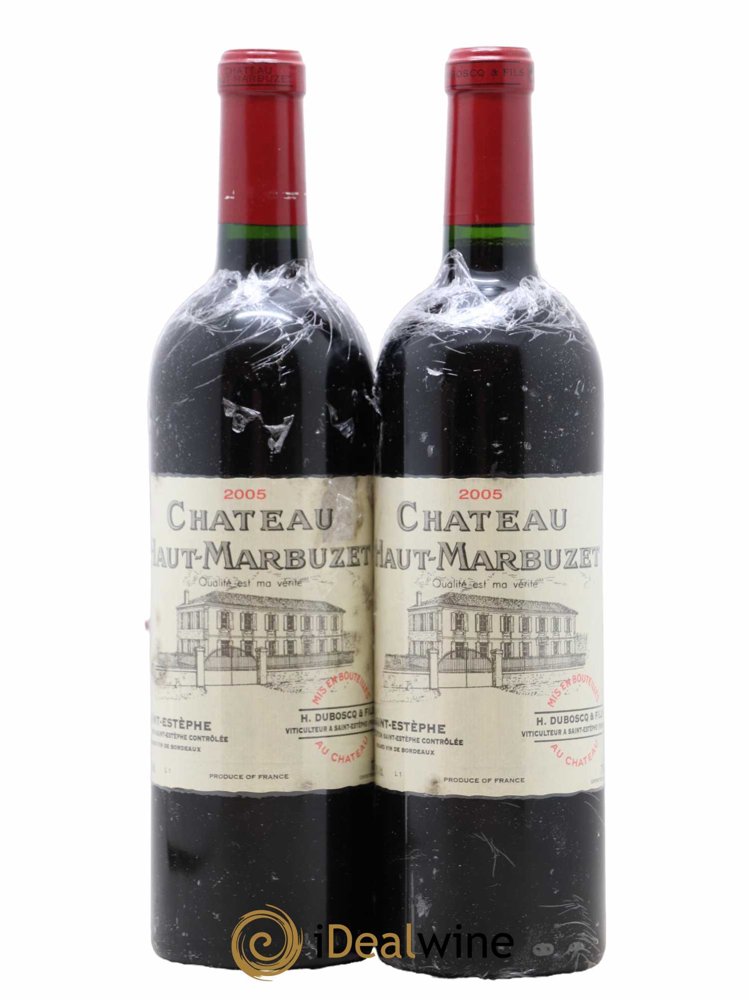 Château Haut Marbuzet 2005 - Lot de 2 bouteilles - 0