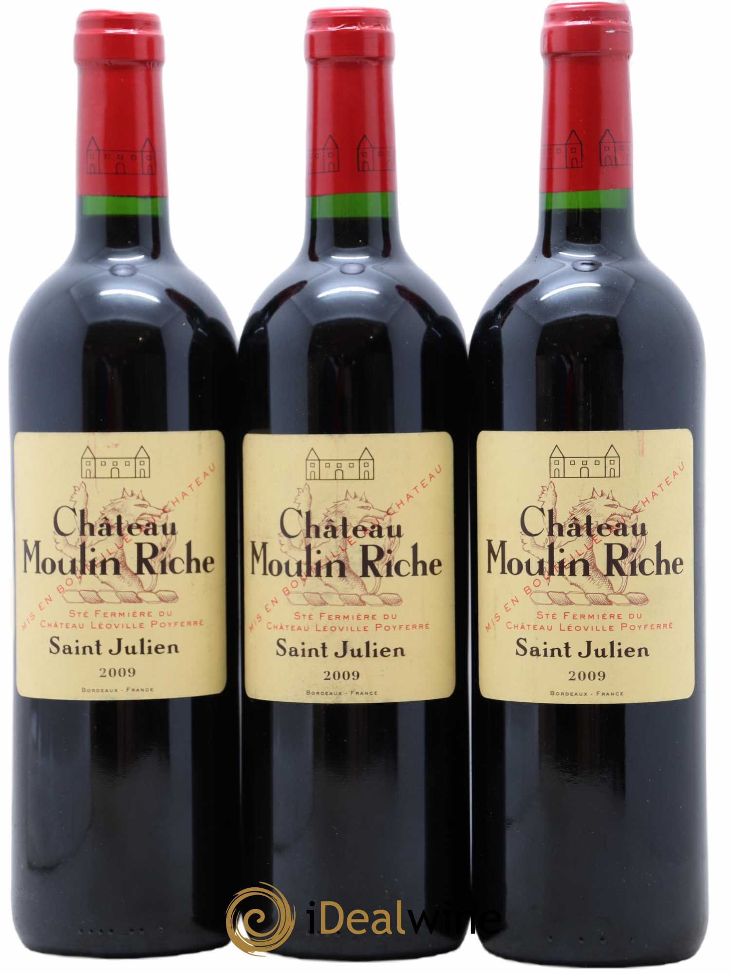 Château Moulin Riche 2009 - Posten von 3 Flaschen - 0