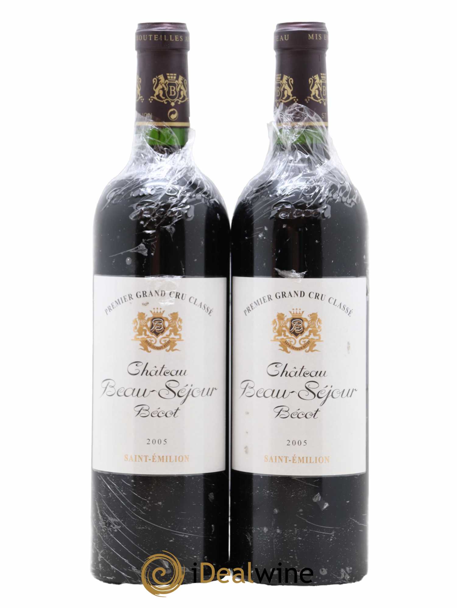 Château Beau-Séjour Bécot 1er Grand Cru Classé B 2005 - Lot de 2 bouteilles - 0